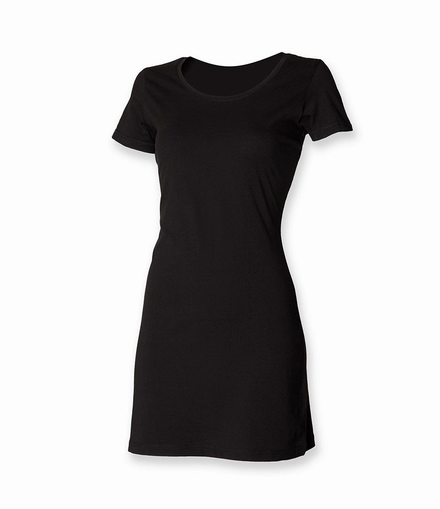 informal gathering T-Shirt Dress | BLACK