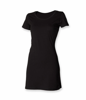 informal gathering T-Shirt Dress | BLACK