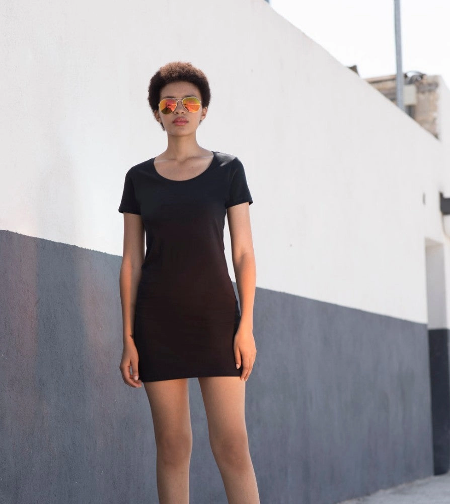 Active Look T-Shirt Dress | BLACK