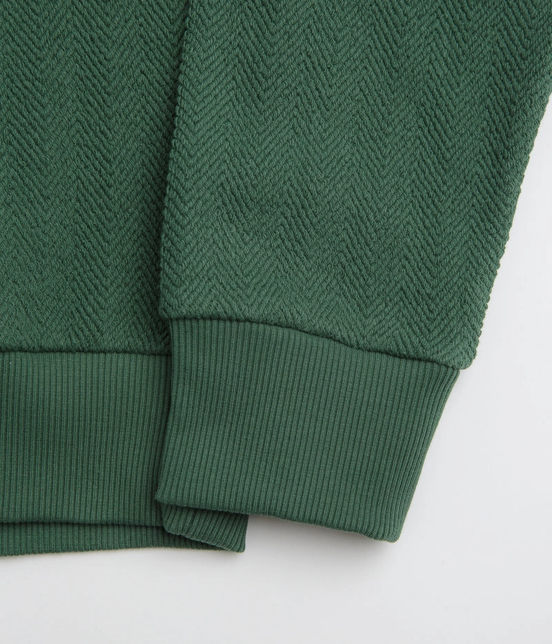 Parlez Millington Hoodie - Kelp Green Double Stitched Seams