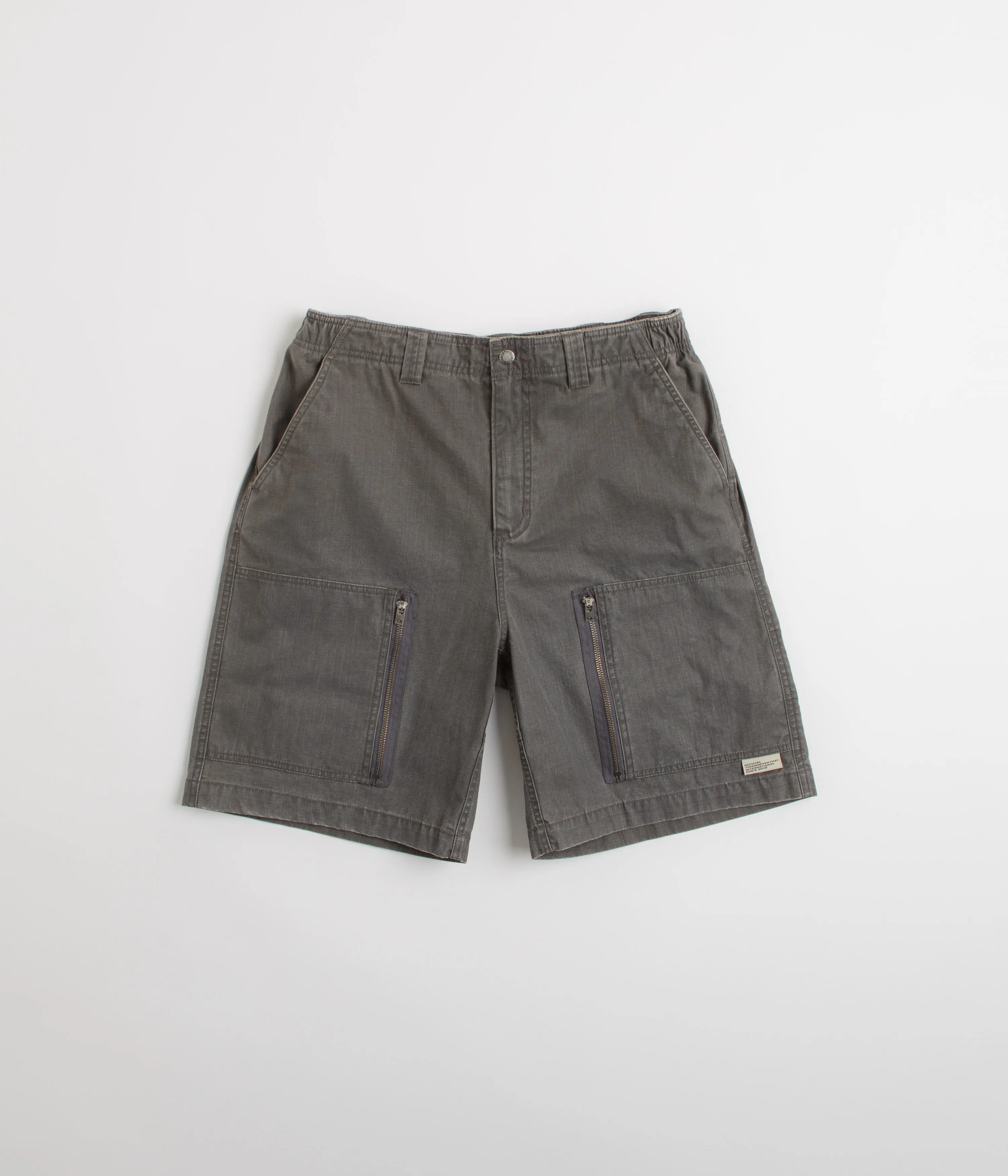 Hypoallergenic Textile Airy Touch thisisneverthat Flight Cargo Shorts - Grey