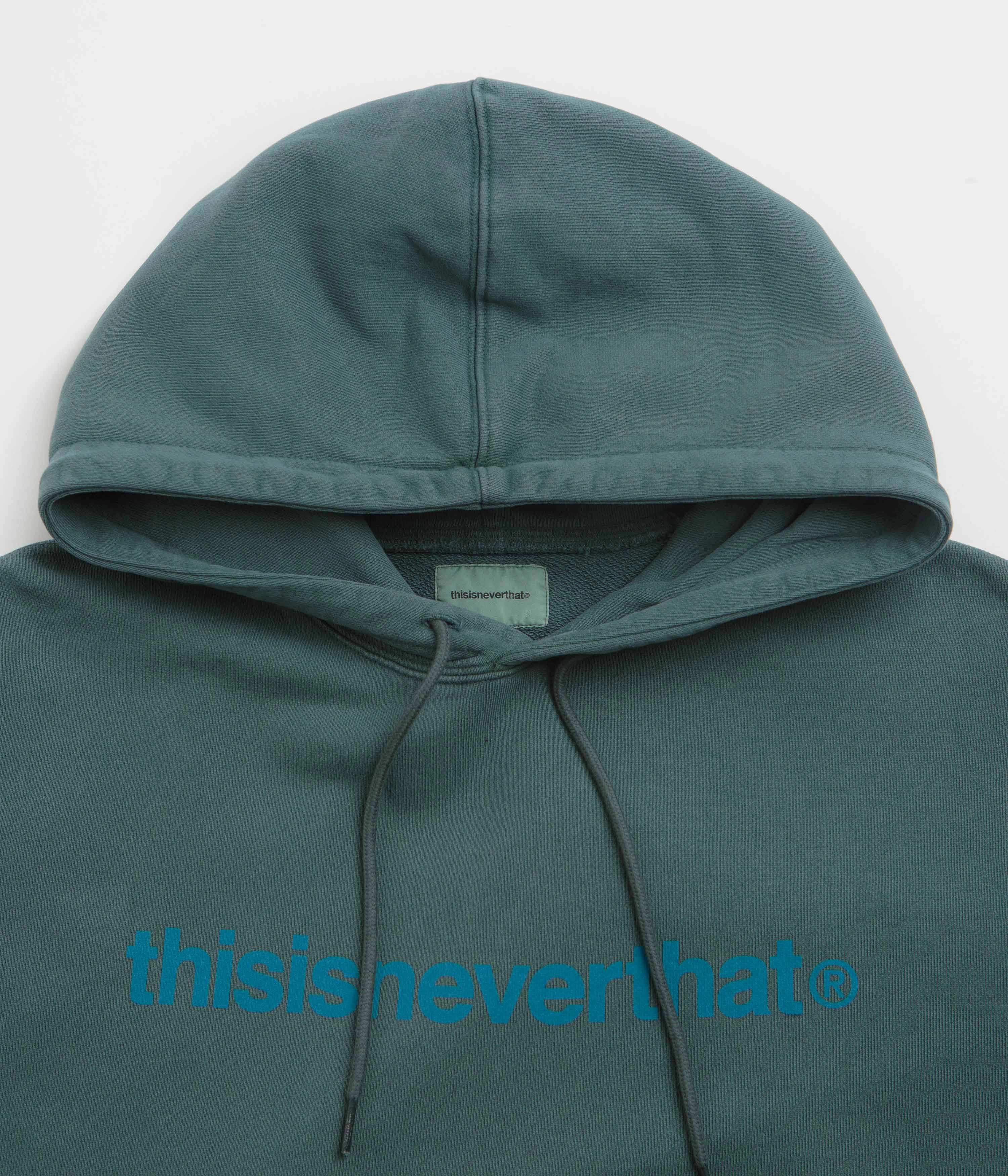 thisisneverthat T-Logo LT Hoodie - Dark Slate Nordic style