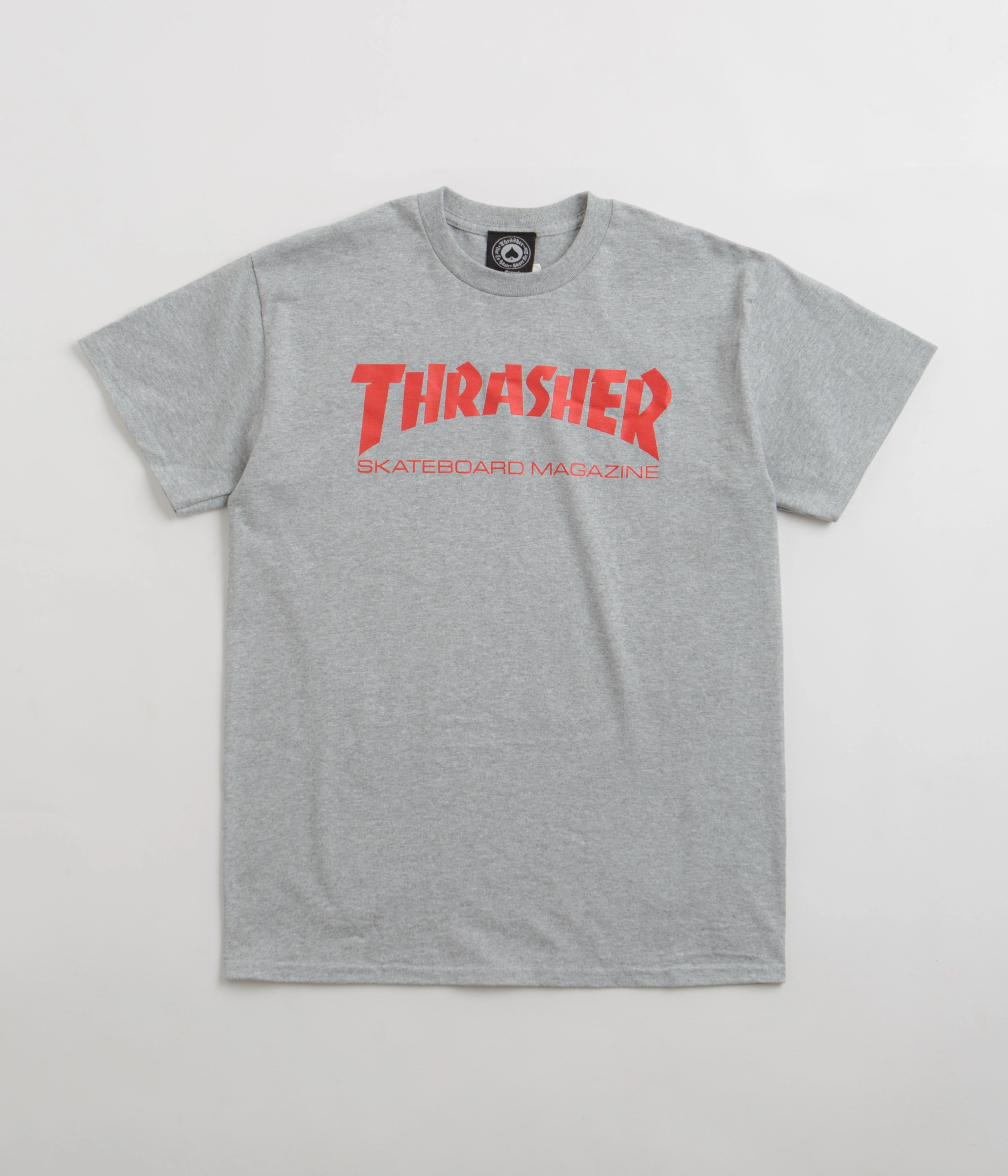Thrasher Skate Mag T-Shirt - Grey / Red Outdoor Leisure Look