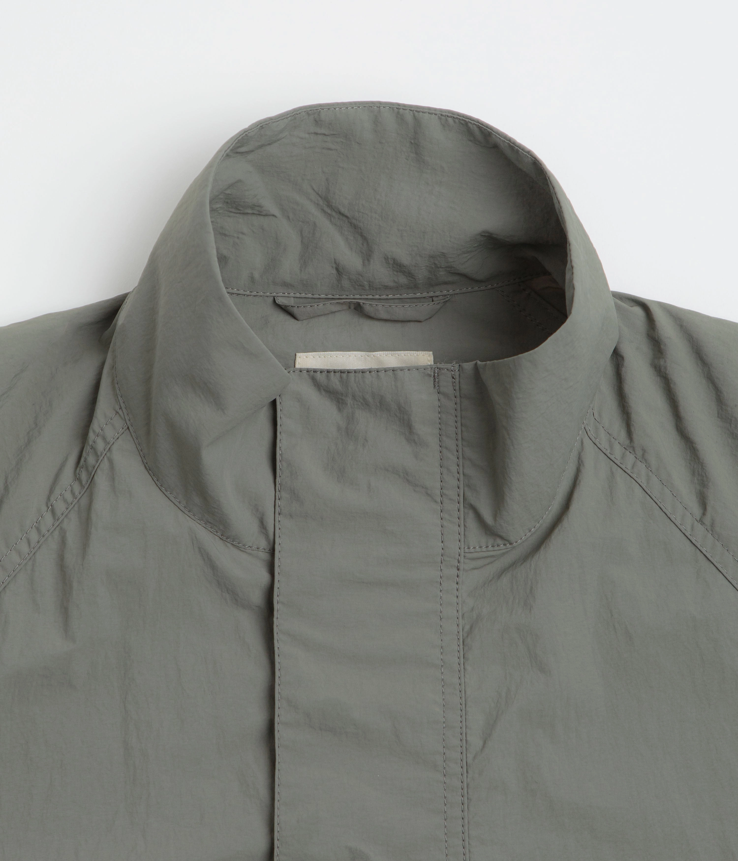 Insulated Shield work commute Snow Peak Nylon Tussah Anorak - Light Olive