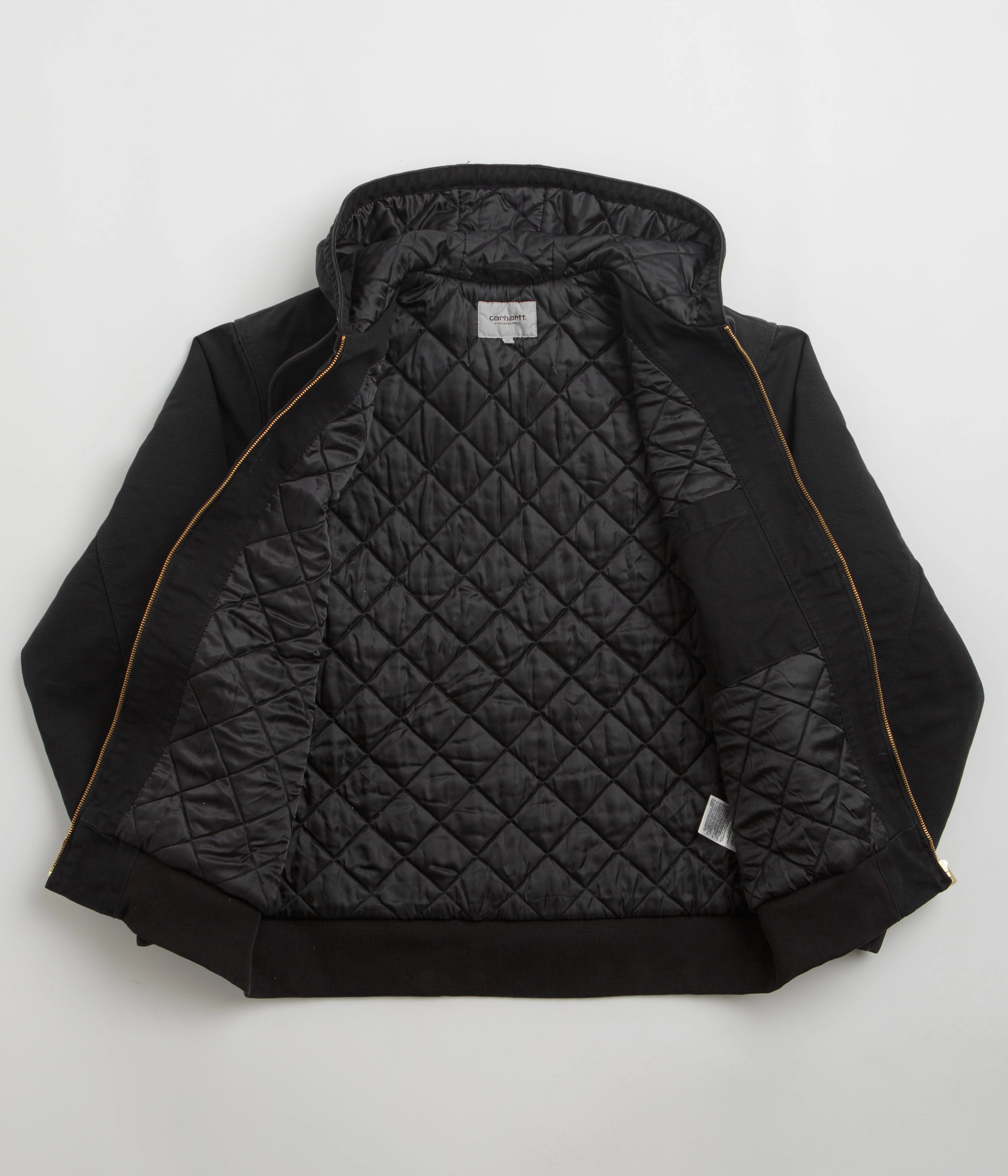 Carhartt OG Active Jacket - Black / Black Stone Canvas Insulated Fit Layered Wear
