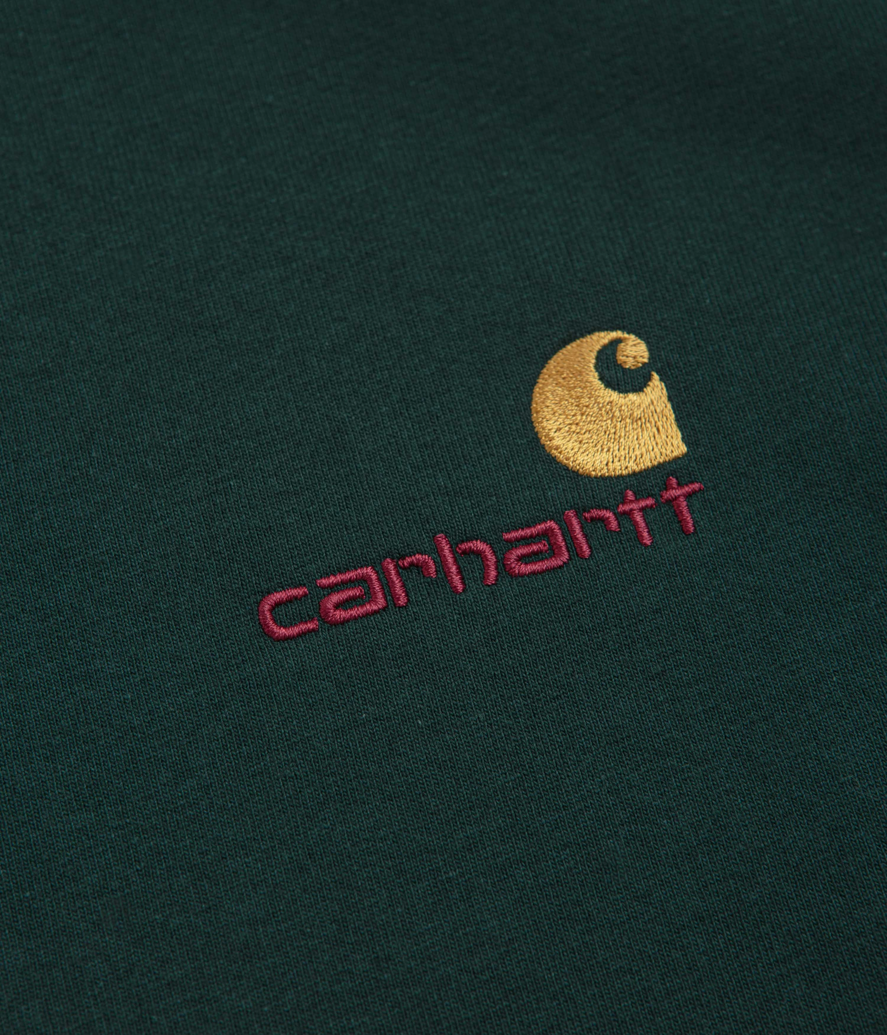 Everyday Fit Bold Design Carhartt American Script T-Shirt - Dark Fir