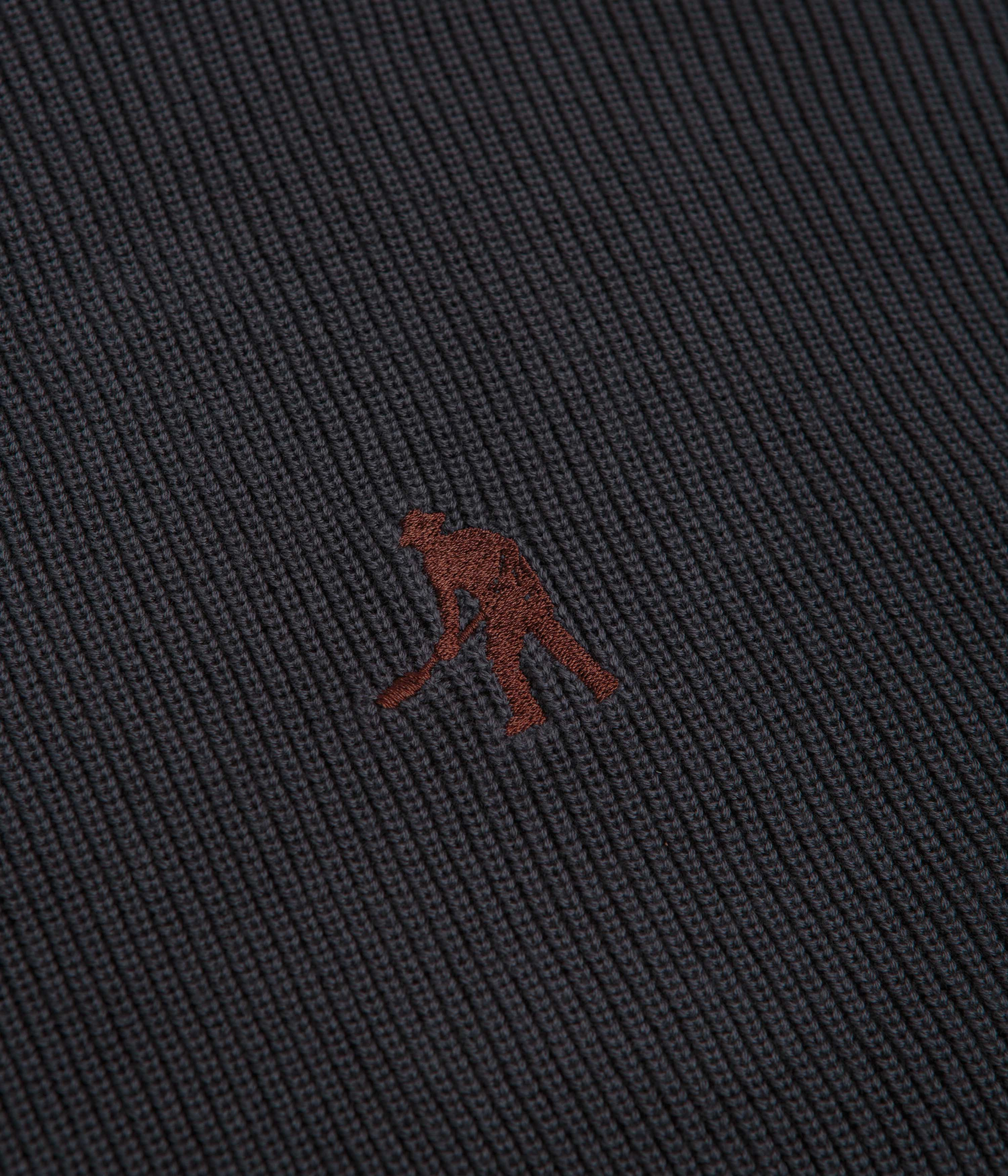 Outdoor Relaxed comfortable for standing Pass Port Organic Cotton Stripe Knit Sweatshirt - Slate