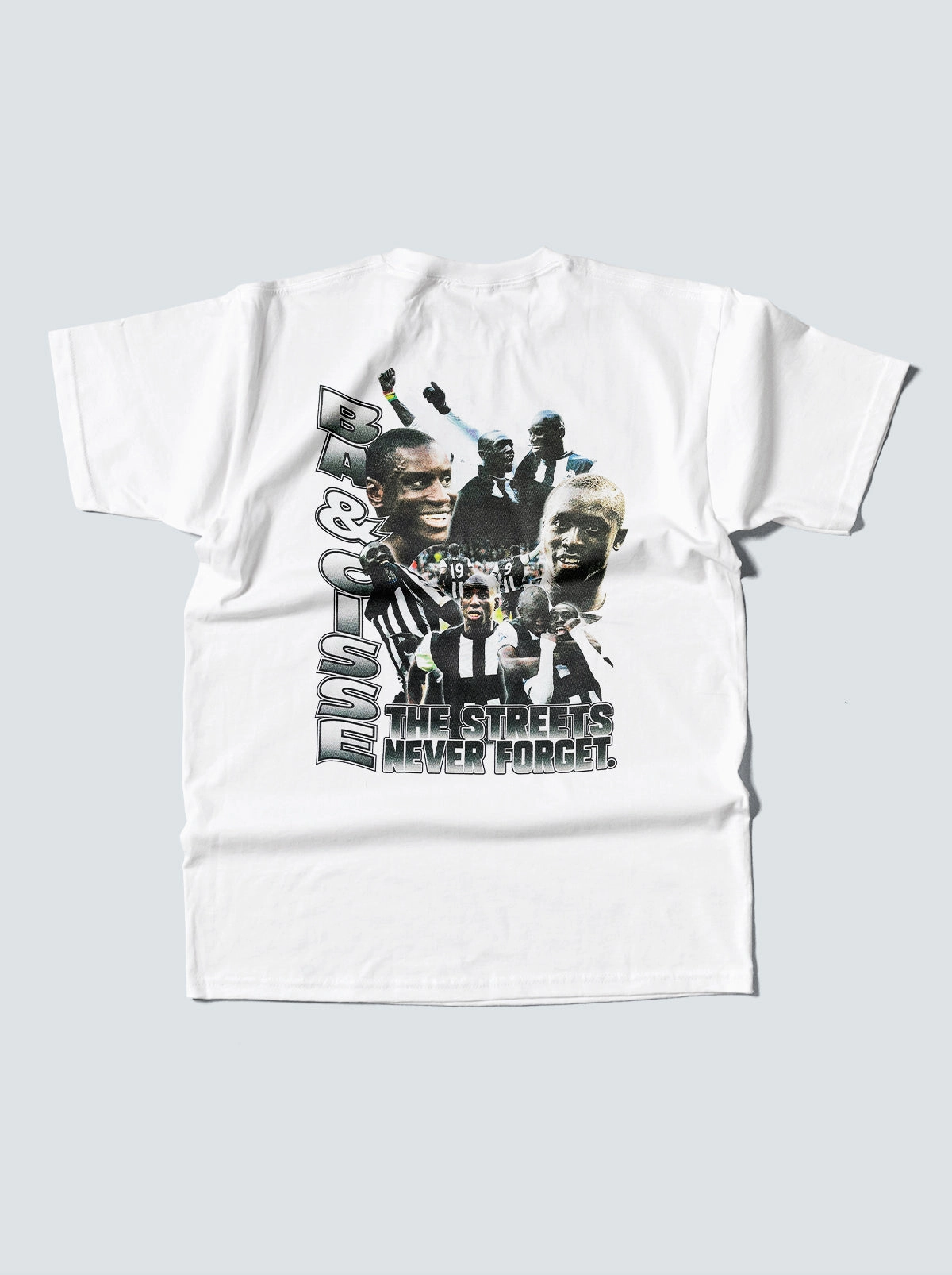 Street Comfort Stylish Details NEWCASTLE UNITED BA & CISSE BOOTLEG TEE