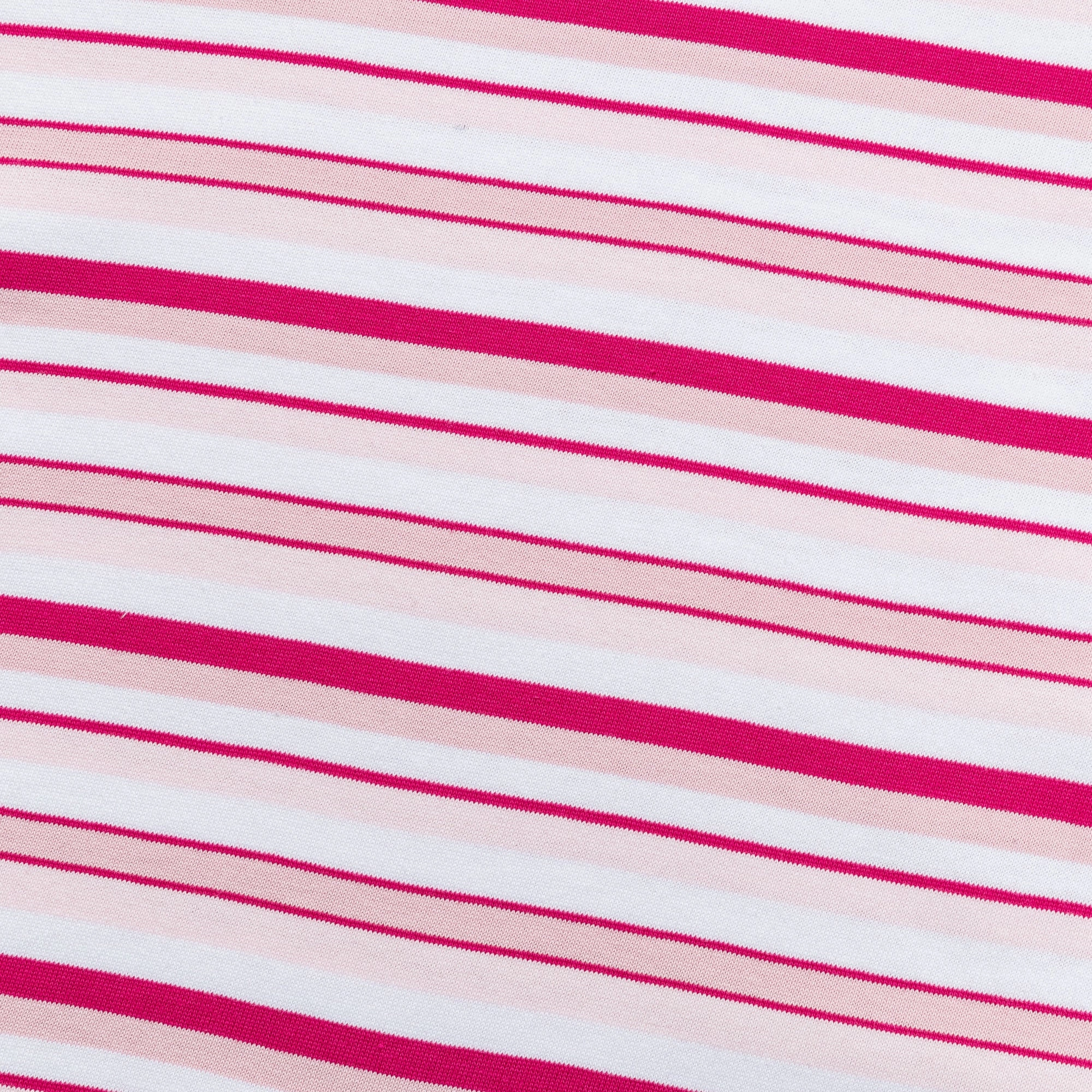 Big Tee - Heavy Jersey Pink Stripes Perfect Fit Comfort Wearable