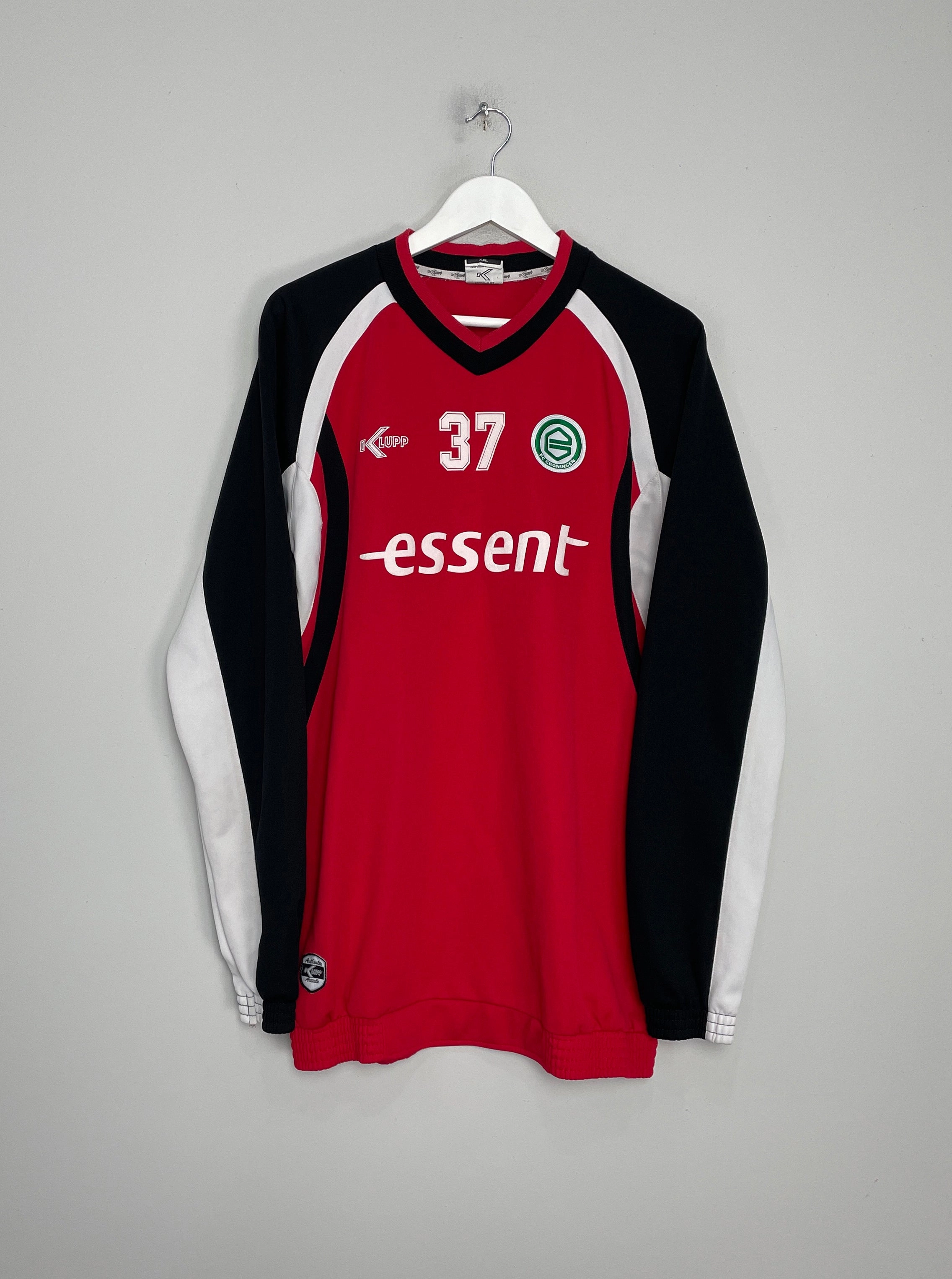 2011/13 FC GRONINGEN #37 PLAYER ISSUE TRAINING JUMPER (XXL) KLUPP product shipping Timeless Sporty