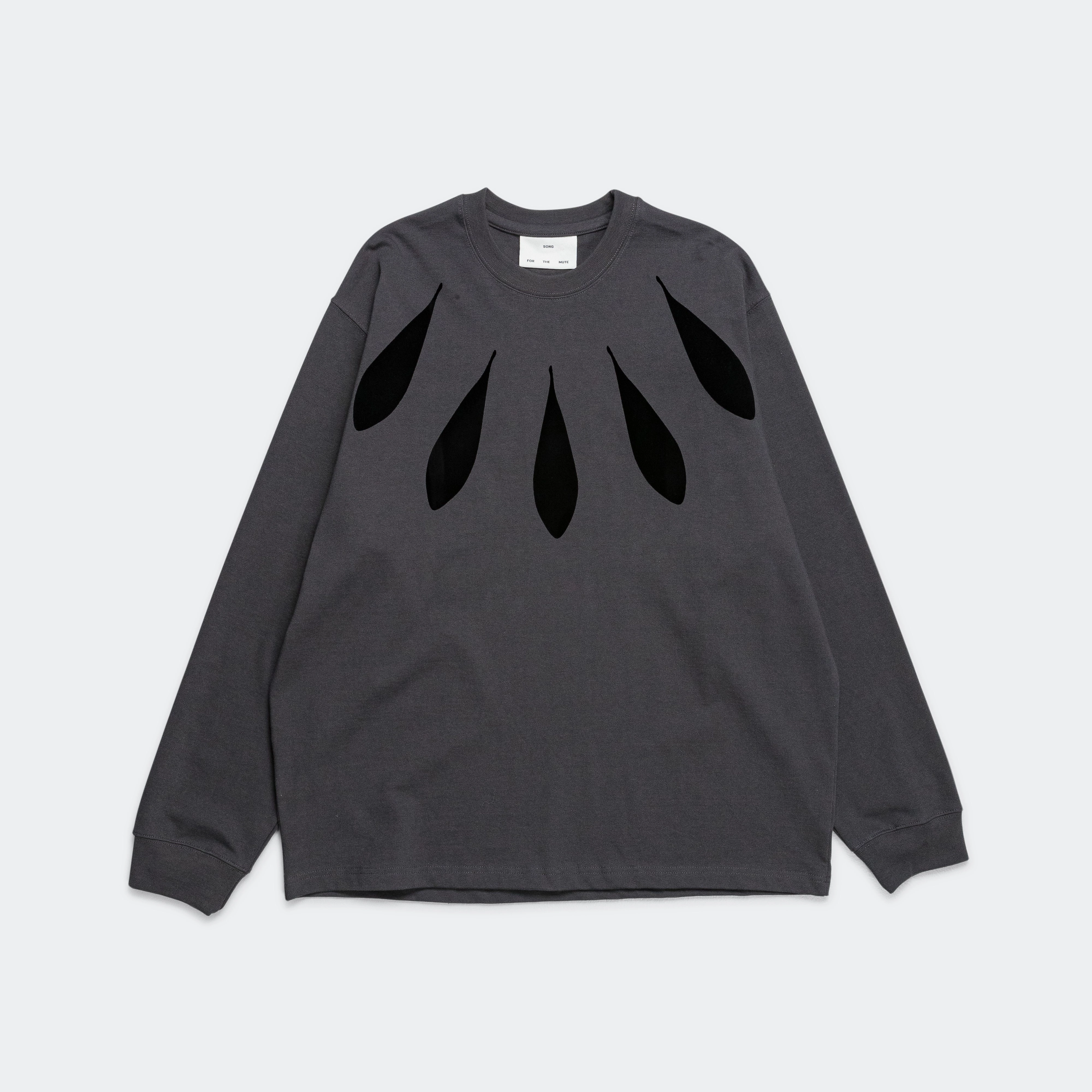 quick dry Jester Oversized Crewneck - Washed Black Jersey