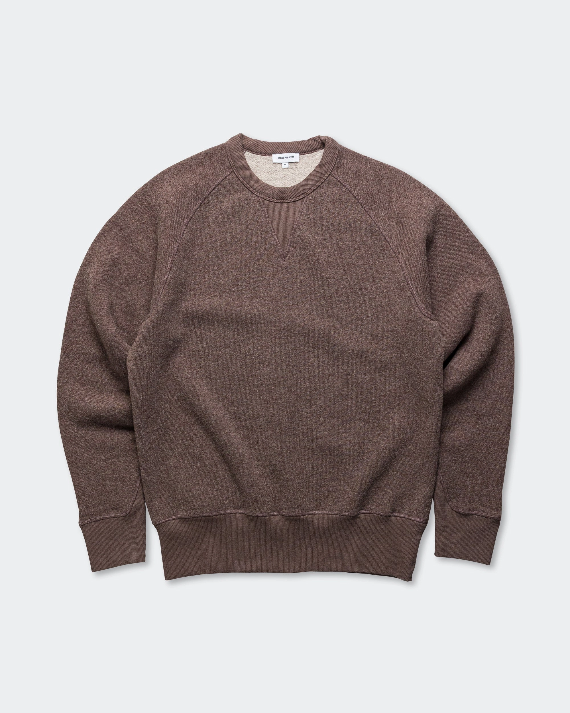 Comfy Vibe Marten Relaxed Cotton Wool Sweatshirt - Walnut