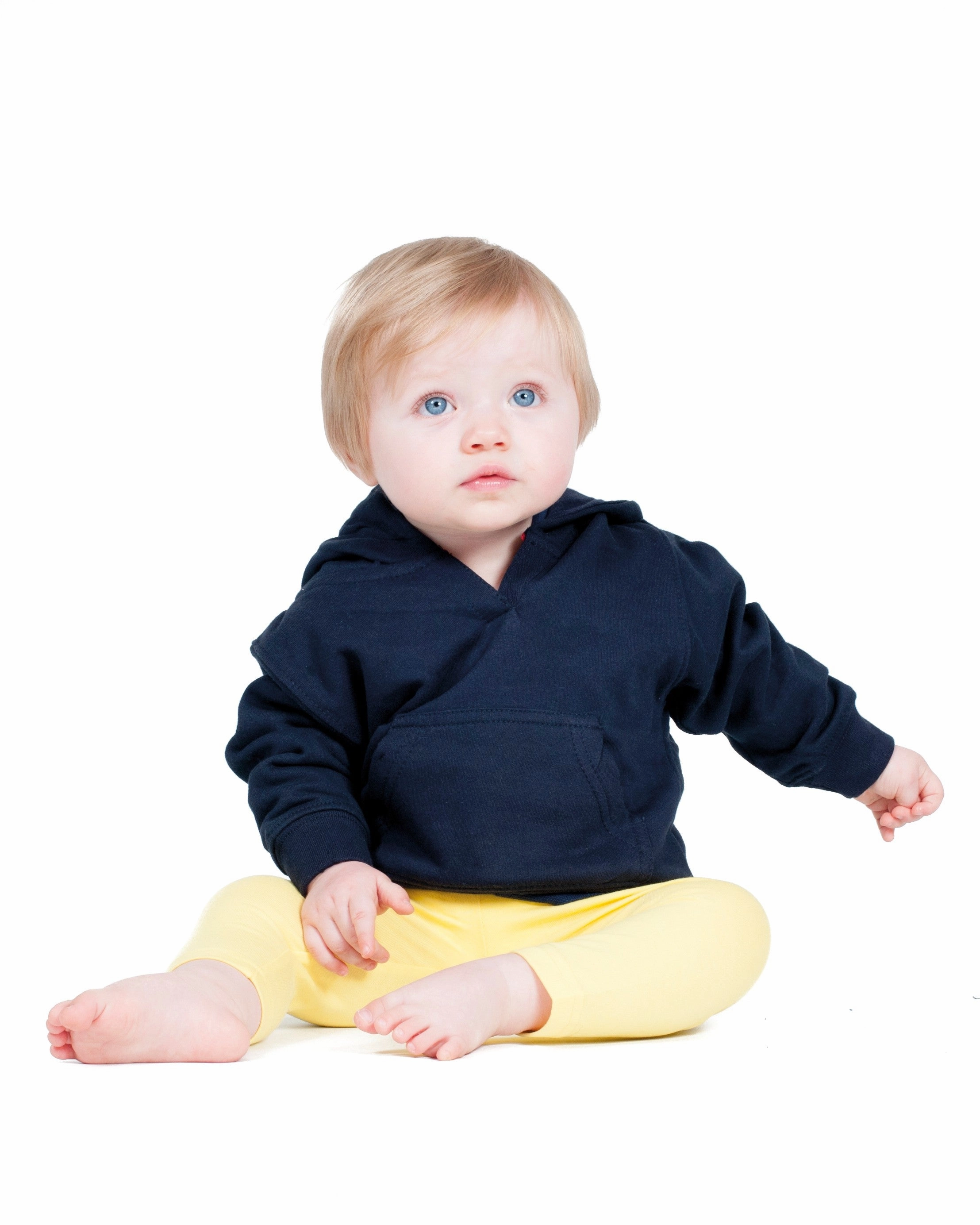 Layered Collar Toddler Hooded Sweatshirt | NAVY