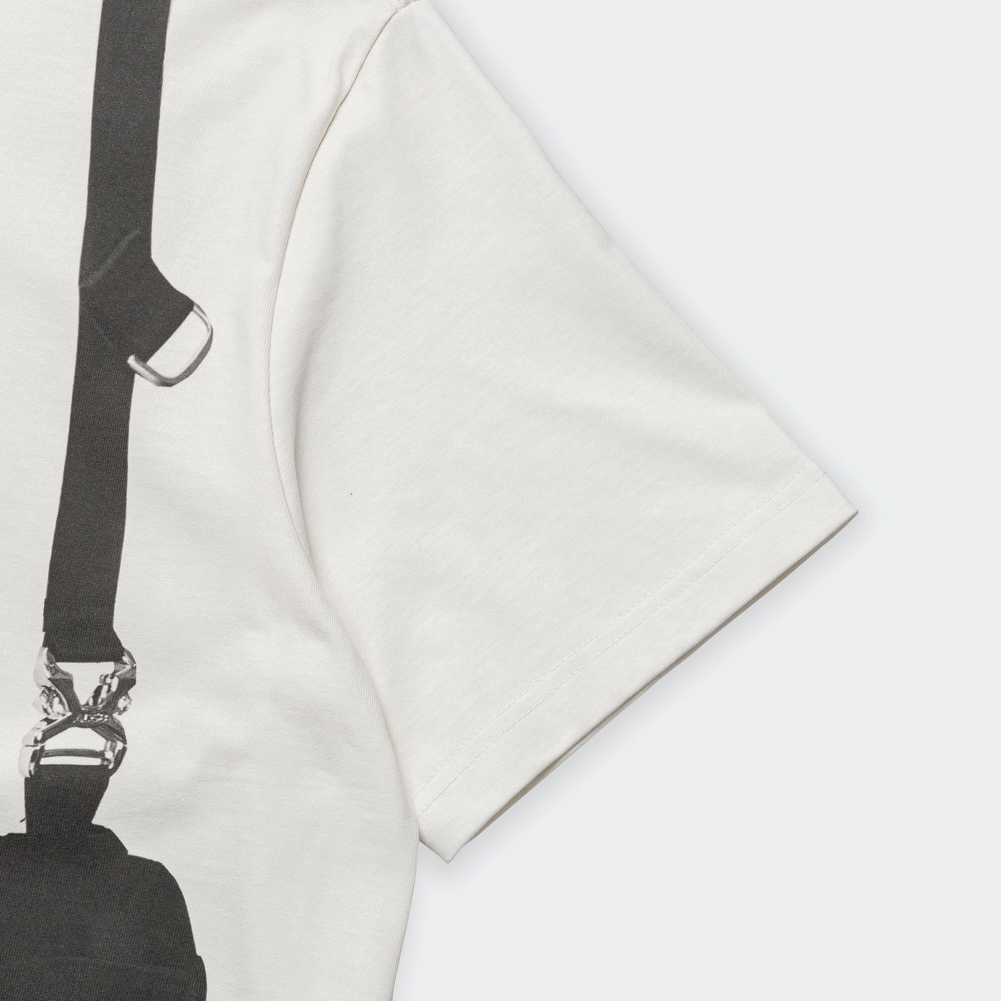 Basic Wear Utility Vest Trompe L'oeil T-Shirt - White