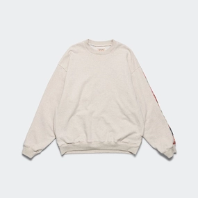 TOP SWT Knit x YABANE Quilt 2TONES BIG SWT - Ecru/Trico Thermal Insulation