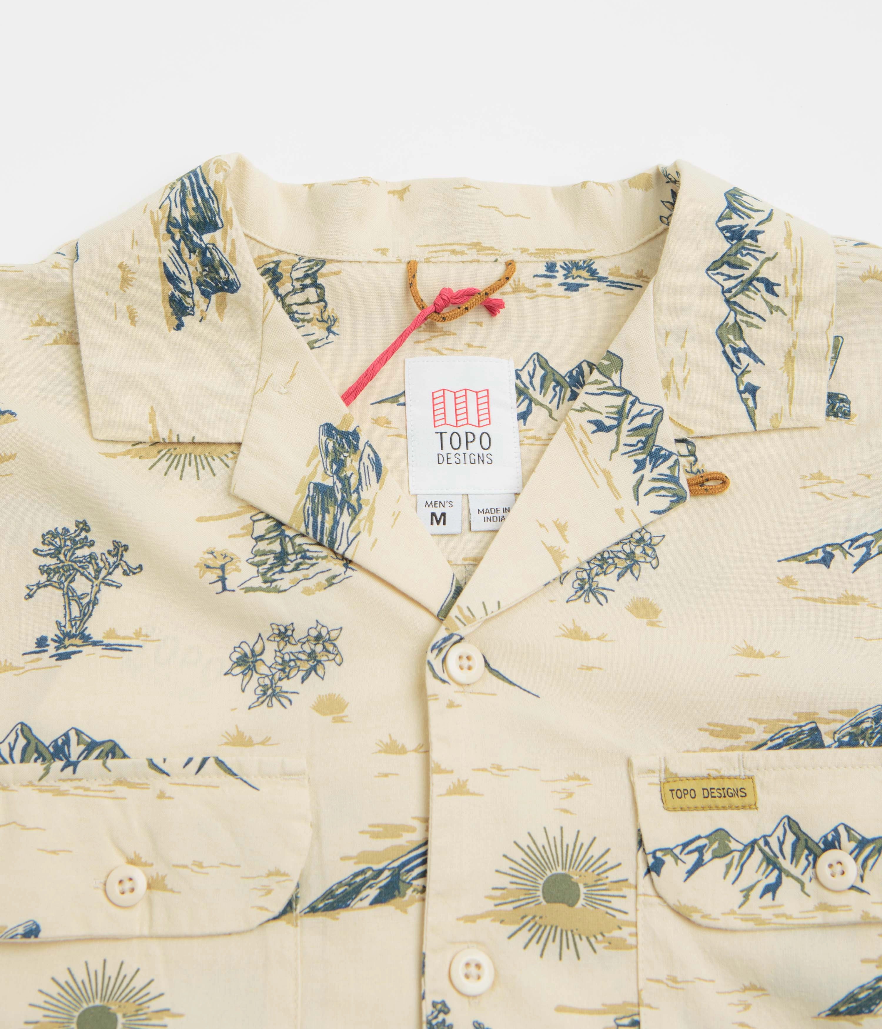 Topo Designs Daytripper Short Sleeve Shirt - Westbound Non Iron Fabric