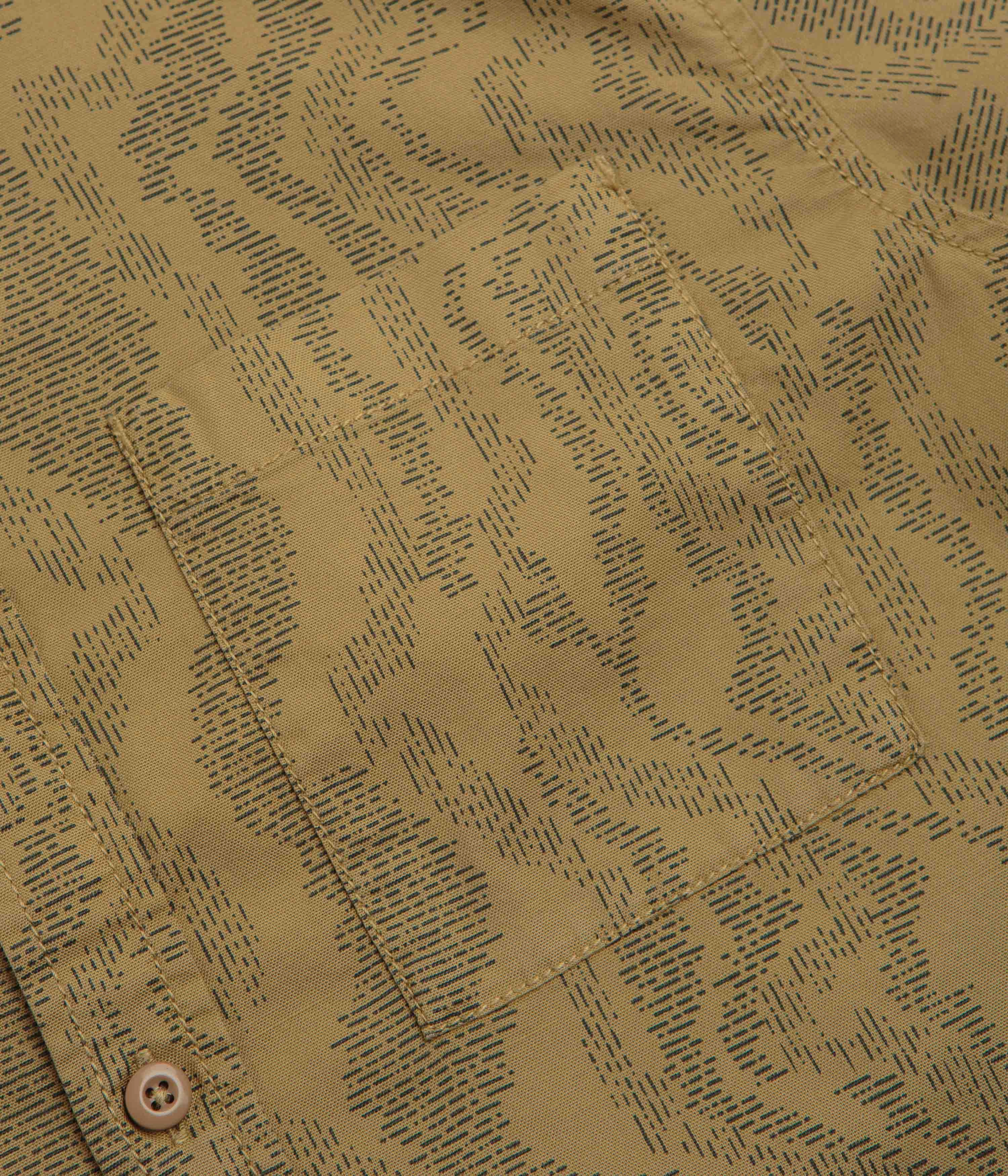 Topo Designs Dirt Desert Short Sleeve Shirt - Elmwood River Bed Outerwear Companion