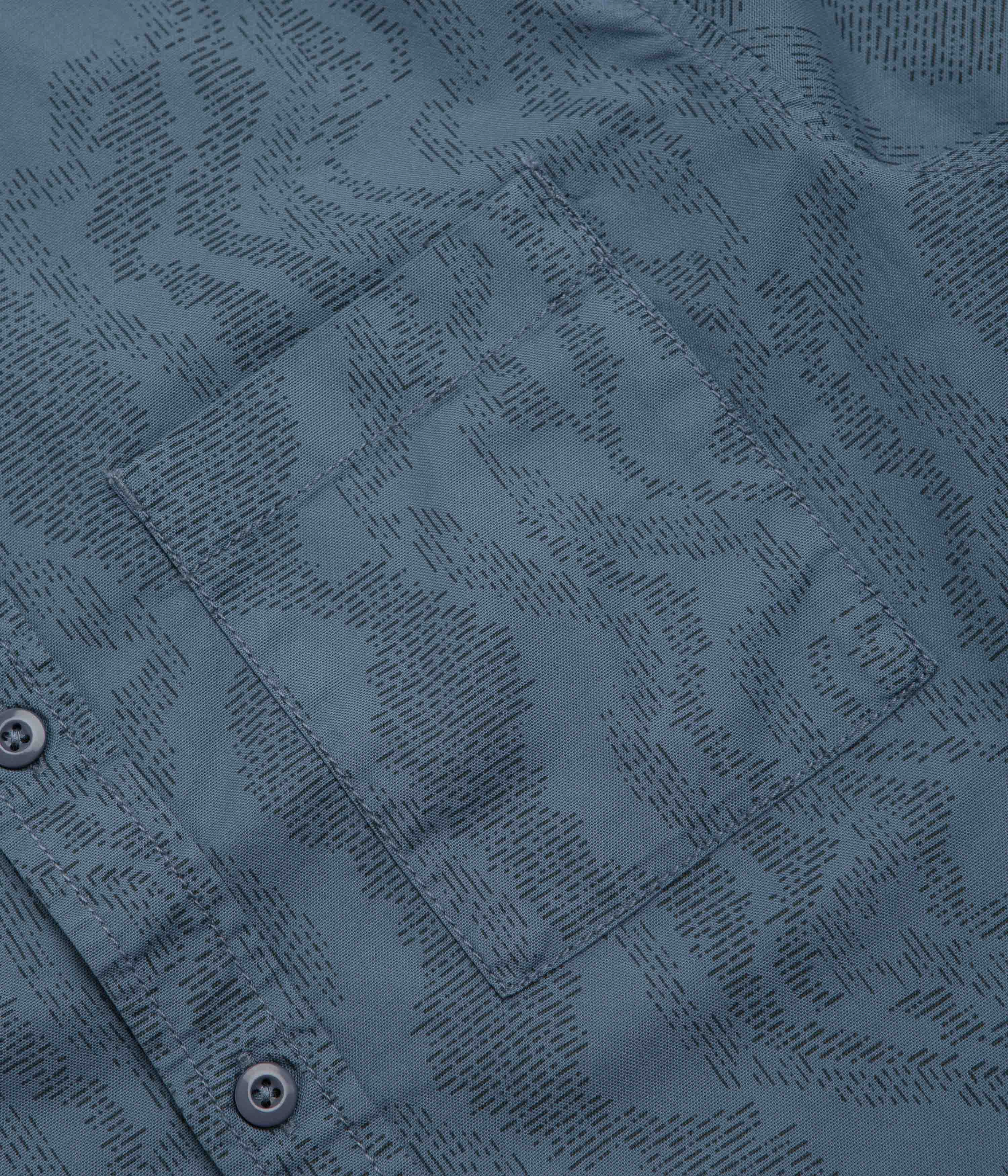 Topo Designs Dirt Desert Short Sleeve Shirt - Stone Blue River Bed Poolside Lounge