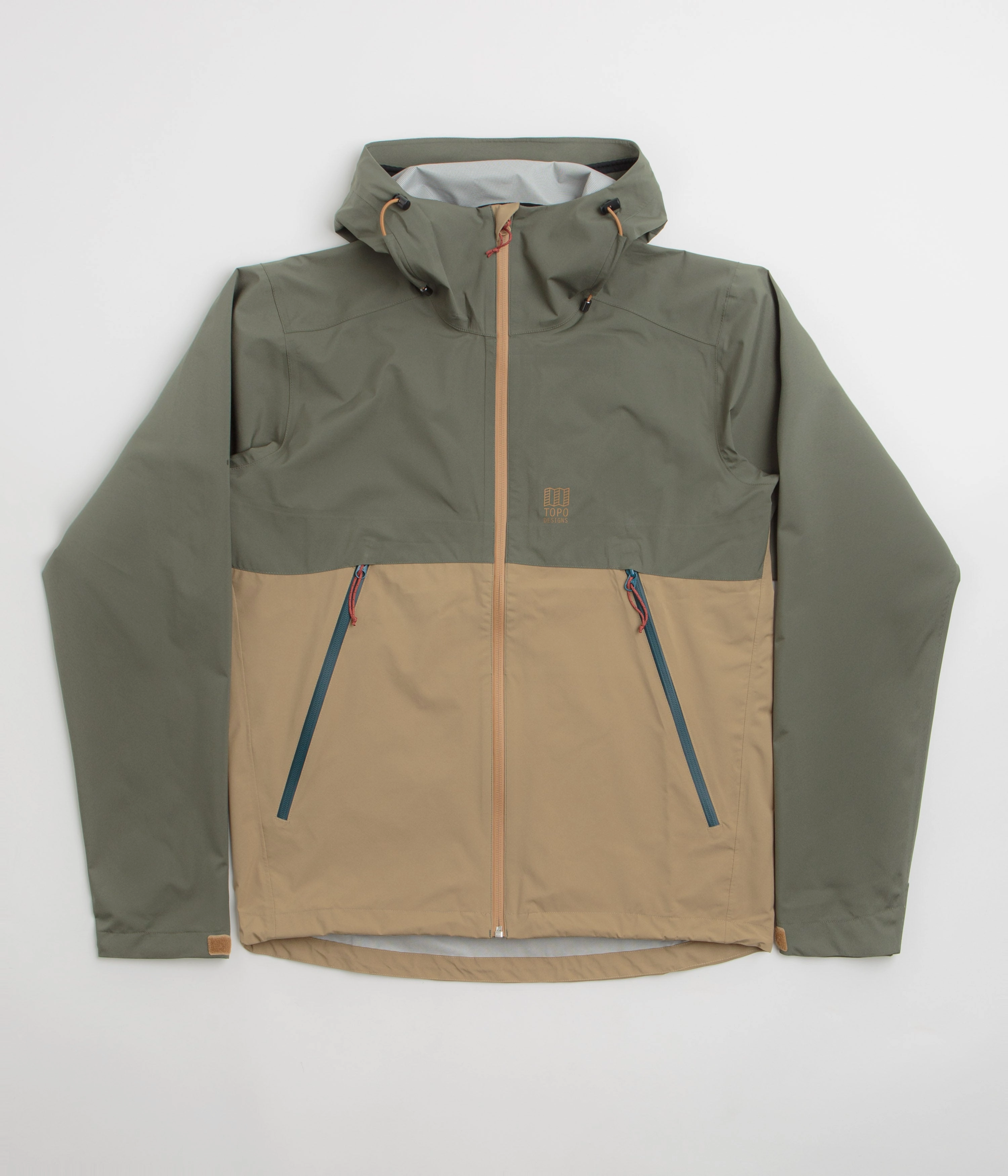 Ergonomic Tailoring Topo Designs Global Jacket - Beetle / Elmwood