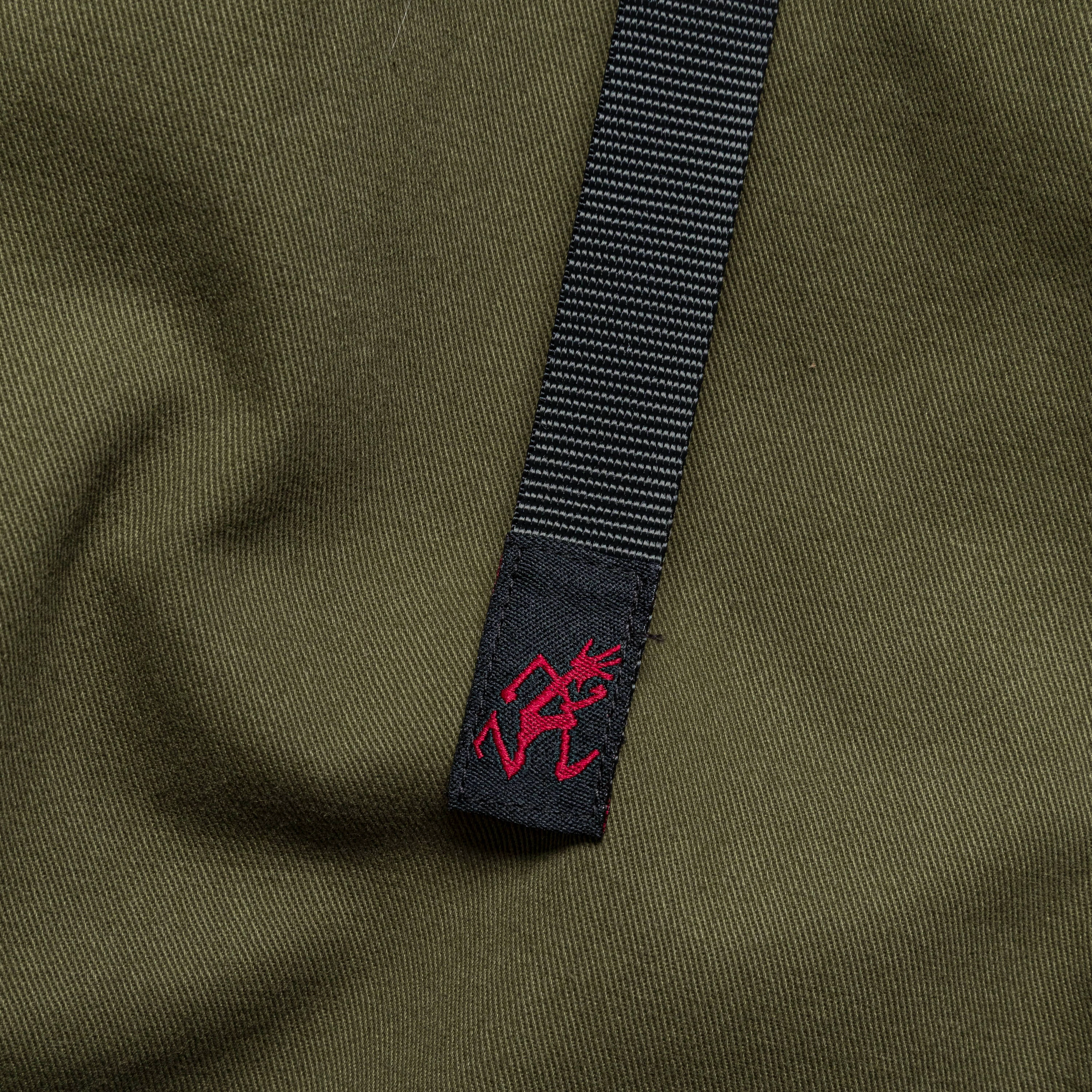 Gramicci Pant Straight Fit - Olive Soft Brushed Lining