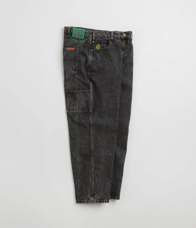 Butter Goods Weathergear Jeans - Faded Black Traveler Gear Slim