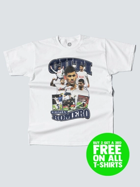 Casual Layer Garment Dyed Finish TOTTENHAM HOTSPUR ROMERO BOOTLEG TEE