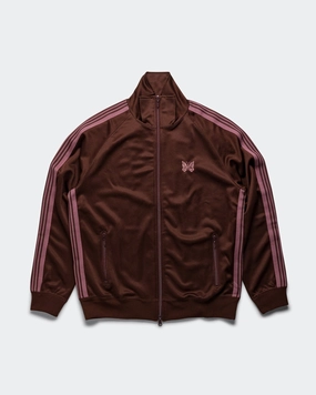 Track Jacket - Brown Poly Smooth Secure Closure System