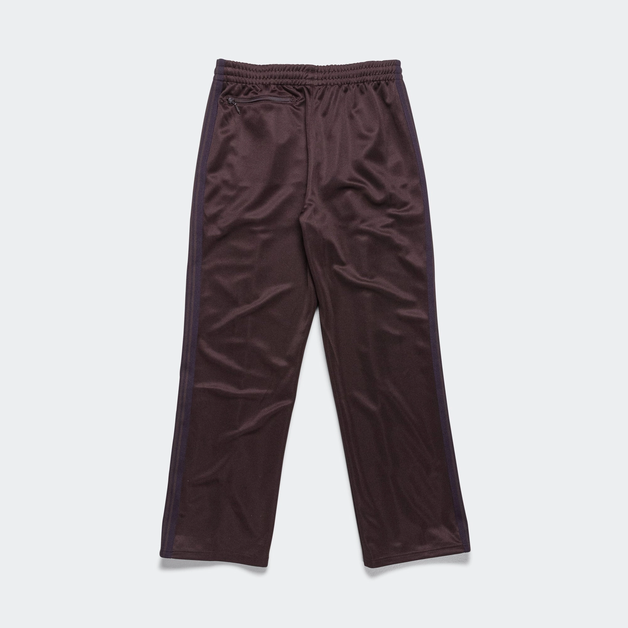 Track Pant - Dark Brown Poly Smooth Soft Brush Lining FlexibleKnees