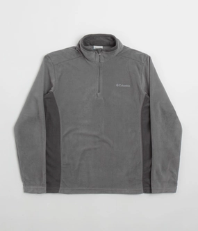 Campfire Night Breathable fabric Columbia Klamath Range II 1/2 Zip Fleece - City Grey / Shark