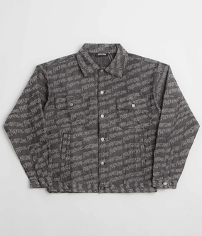 Outdoor Core Forget Fucking Awesome Herringbone Work Jacket - Black / Light Grey