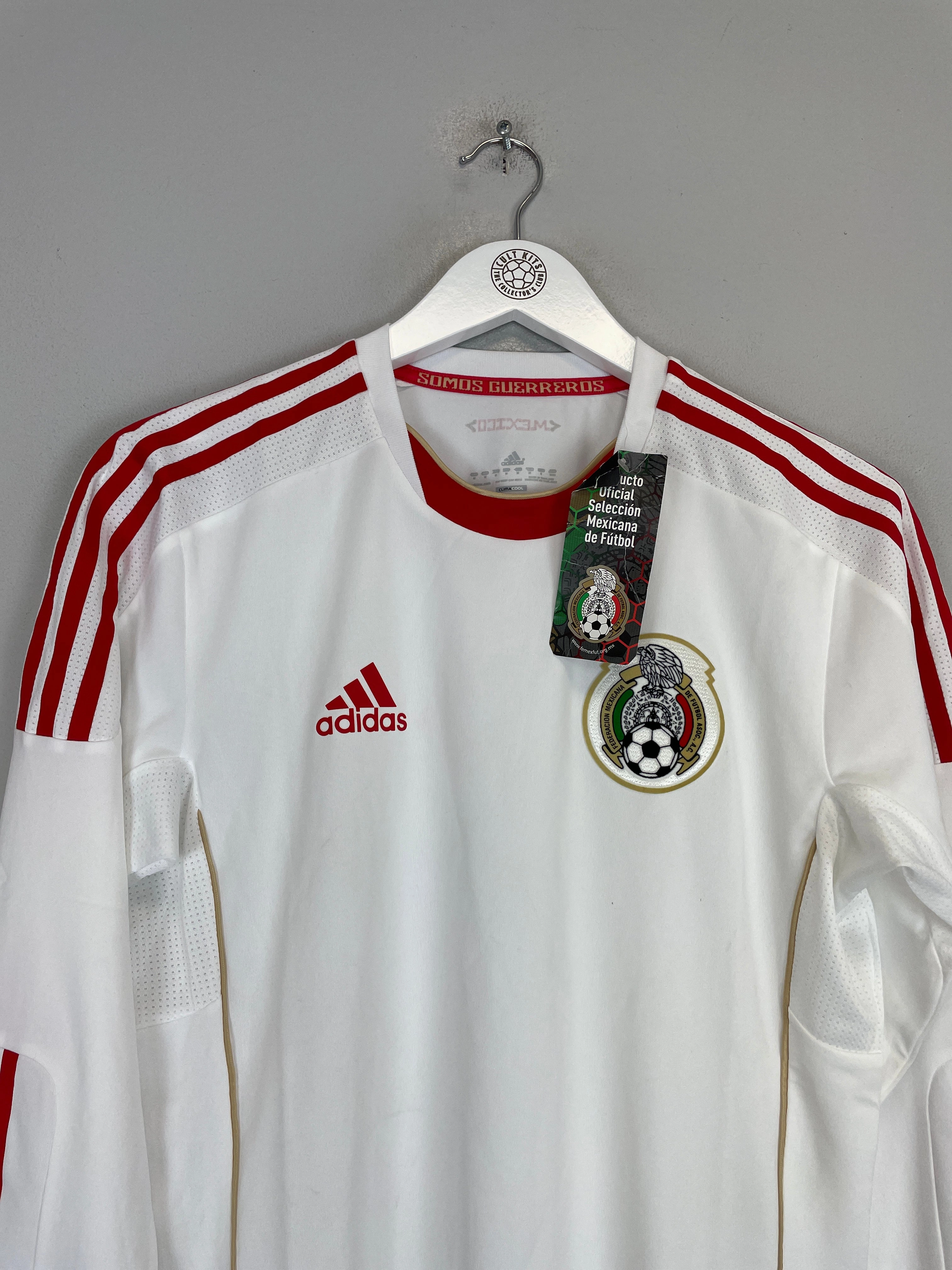 2011/12 MEXICO L/S *BNWT* PLAYER ISSUE AWAY SHIRT MULTIPLE SIZES ADIDAS Non Binding Armholes Strategic Ventilation Zones