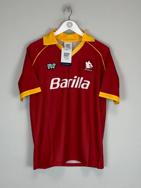 1990/91 Roma #10 *BNWT* Reissue Home Shirt (Multiple Sizes) Ennerre Streamlined Fit Eco Friendly Blend