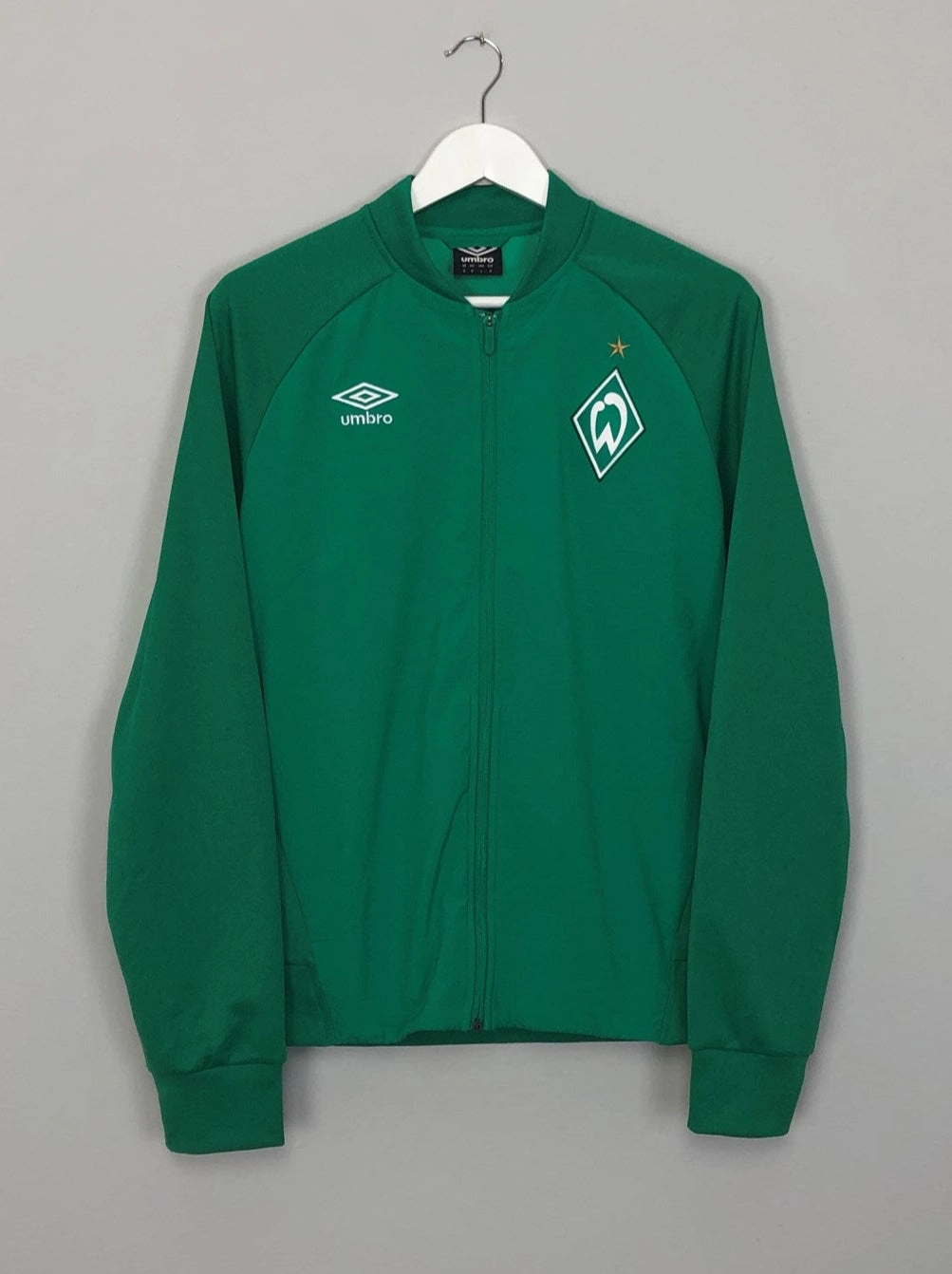 2018/19 WERDER BREMEN *MINT* UMBRO WALKOUT JACKET (M) Compression Fit Design