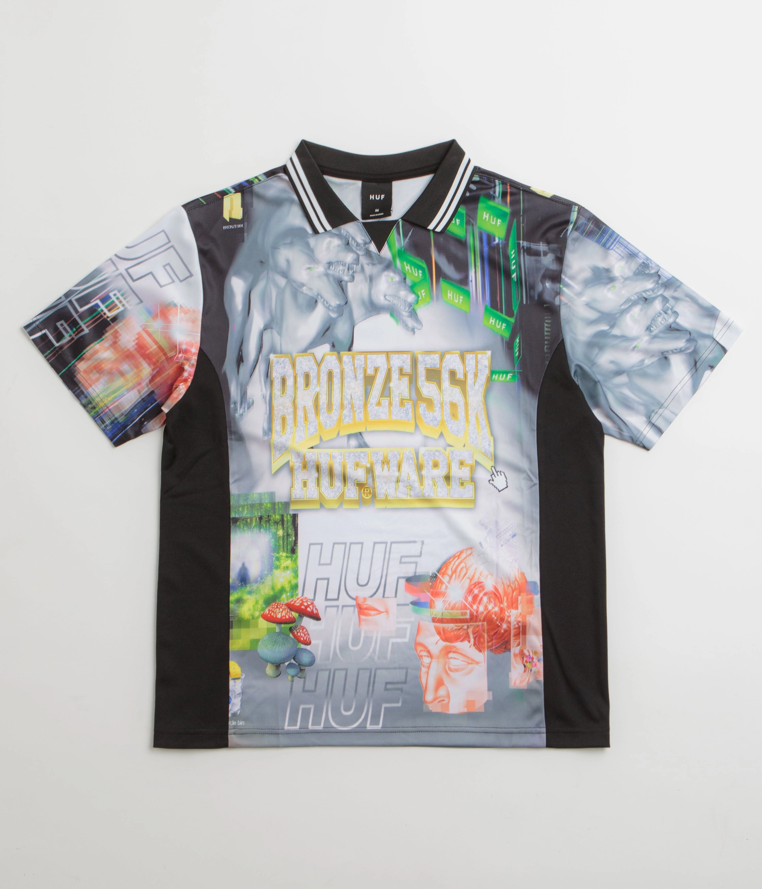 HUF x Bronze 56K Glitched Soccer Jersey - Multi Easy Style Wear