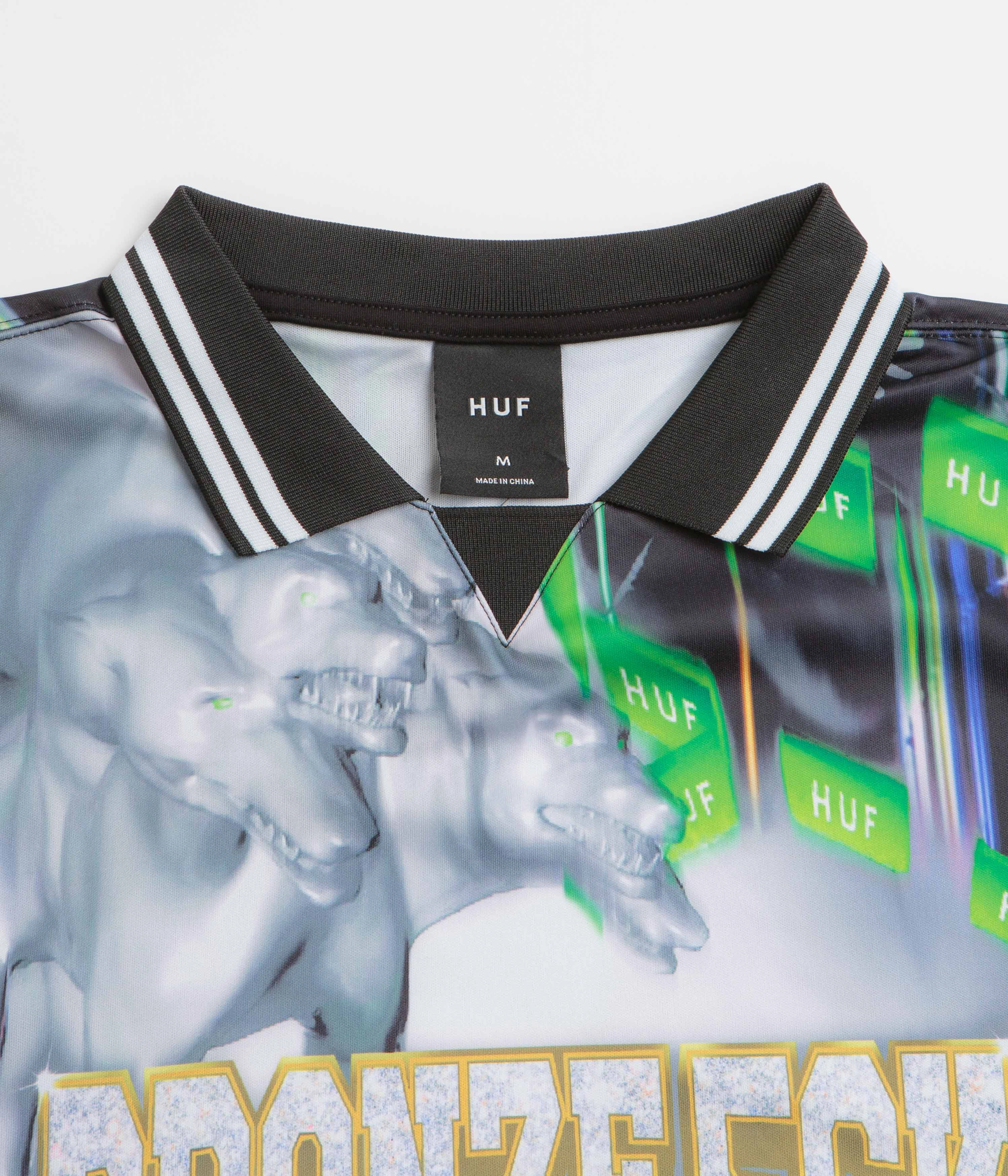 Sustainable production Effortless Comfort HUF x Bronze 56K Glitched Soccer Jersey - Multi