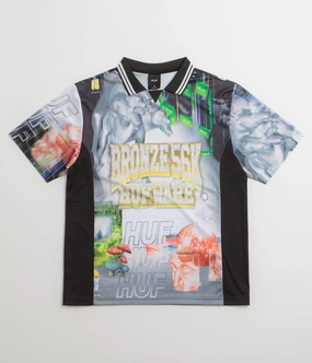 HUF x Bronze 56K Glitched Soccer Jersey - Multi Easy Style Wear