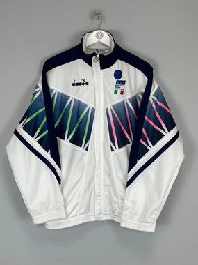 1994 ITALY TRACK JACKET (L) DIADORA AntiOdorTechnology semi-formal look