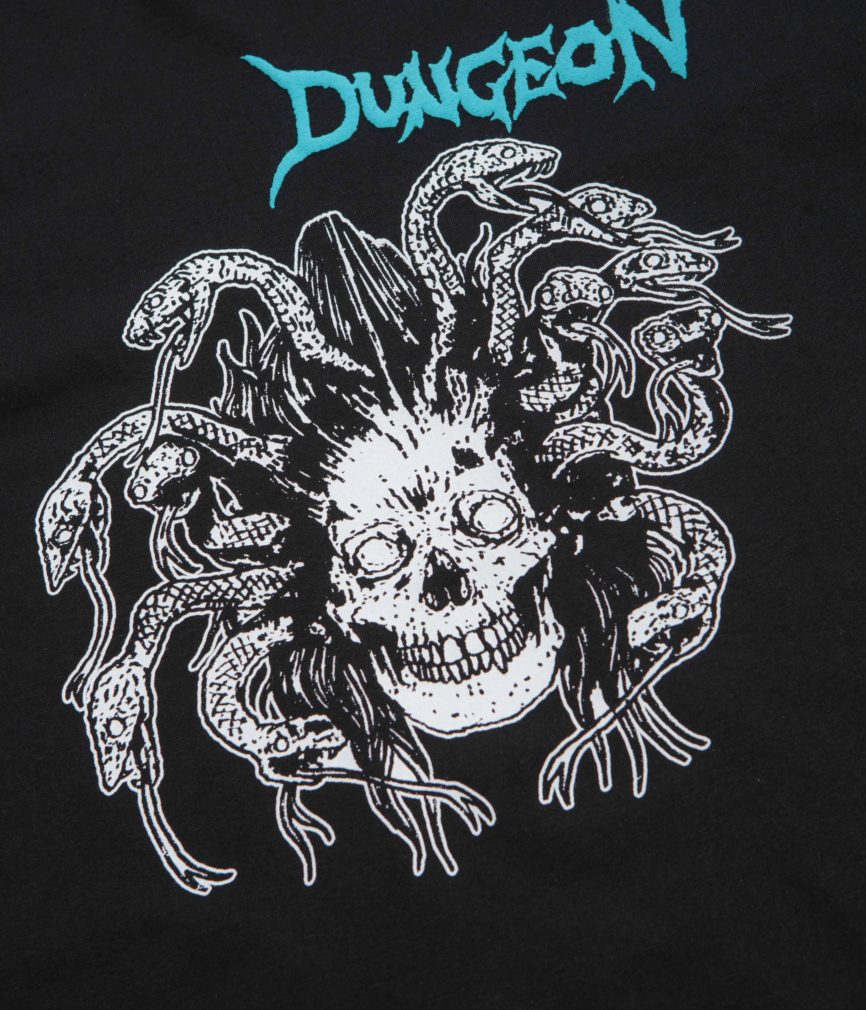 Dungeon Medusa Long Sleeve T-Shirt - Black Daily Trend Stylish Design
