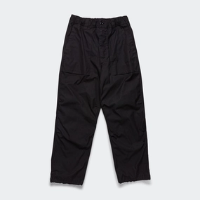 Trekking Trouser - Cotton Blend Cordura Black Stretch Fabric No Gap Waist