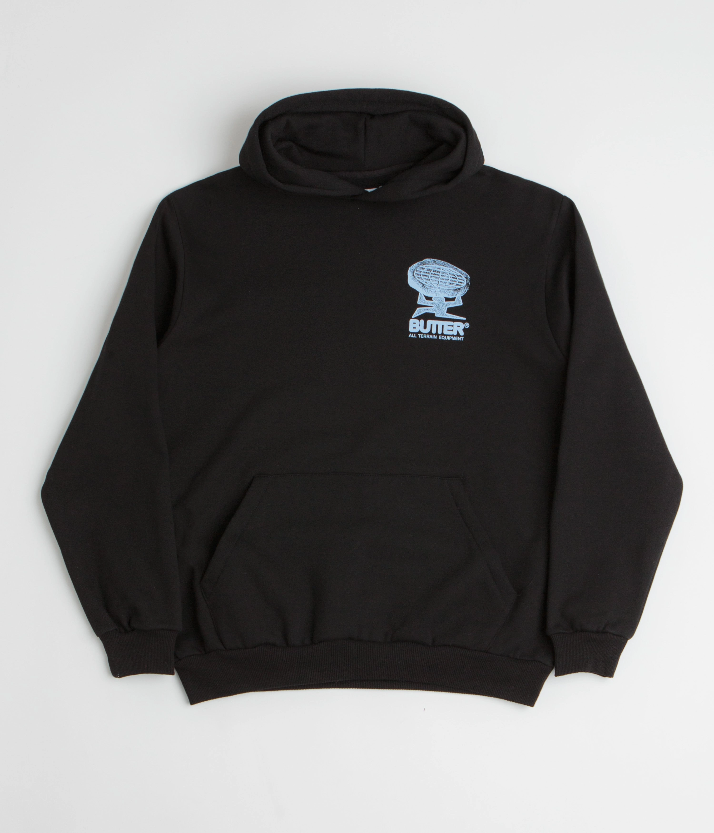 Camping wear Butter Goods Terrain Hoodie - Black