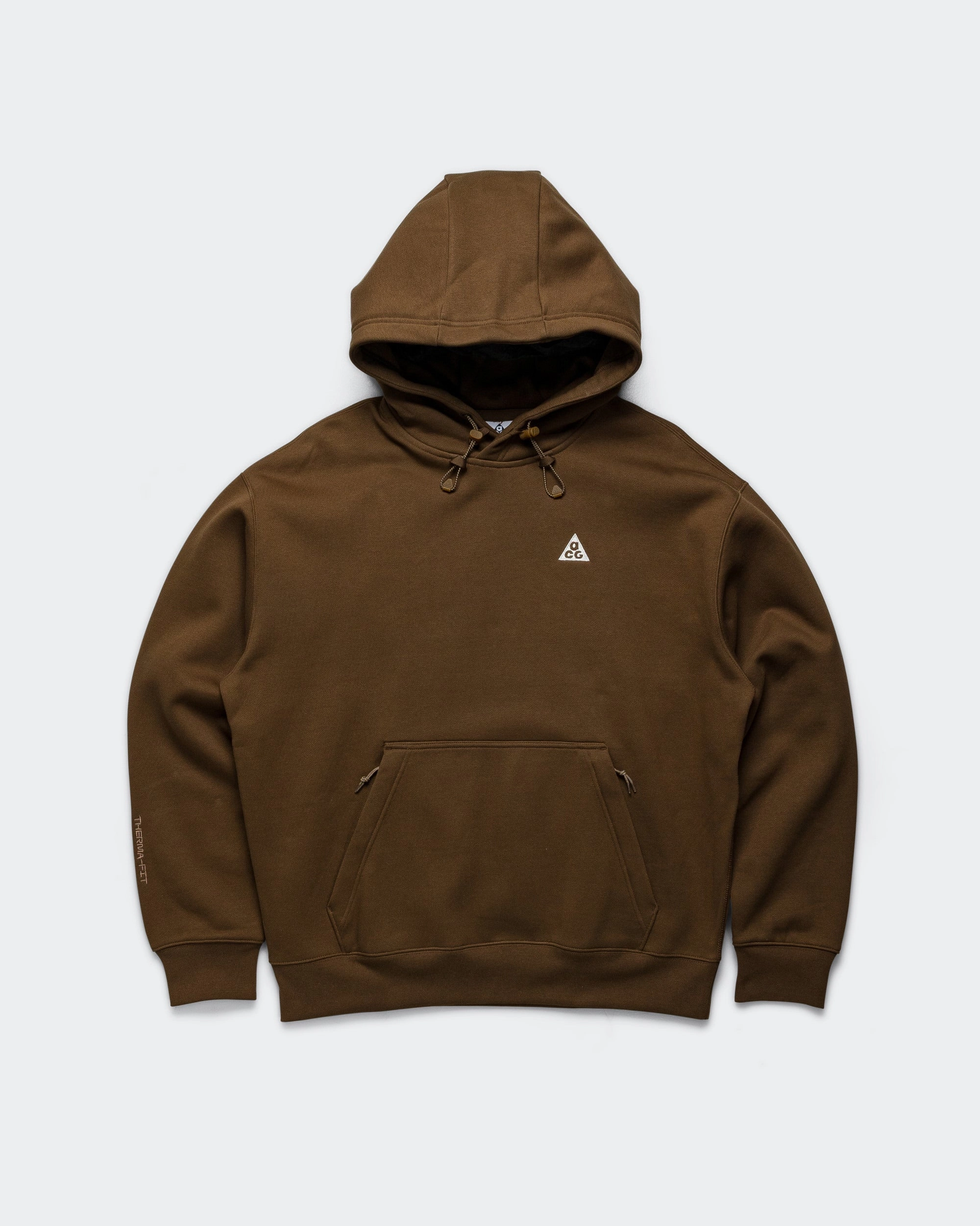 Relaxed Vibes Therma-FIT Tuff Fleece Hoody - Mosswood Brown/Lt Khaki-Summit White