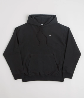 Nike Solo Swoosh Hoodie - Black / Black / White / White Surfing wear