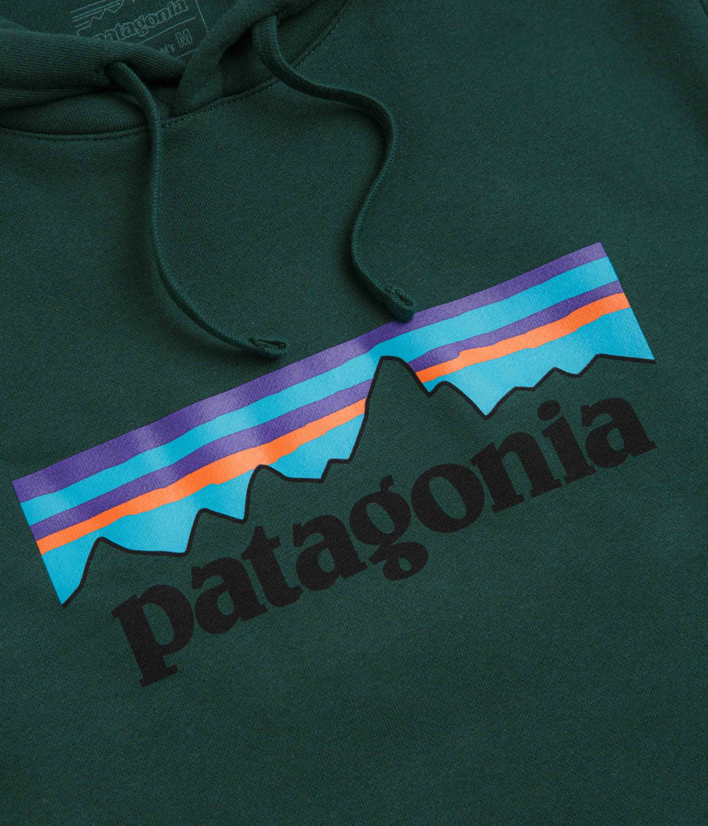 Patagonia P-6 Logo Uprisal Hoodie - Cascade Green Opossum like