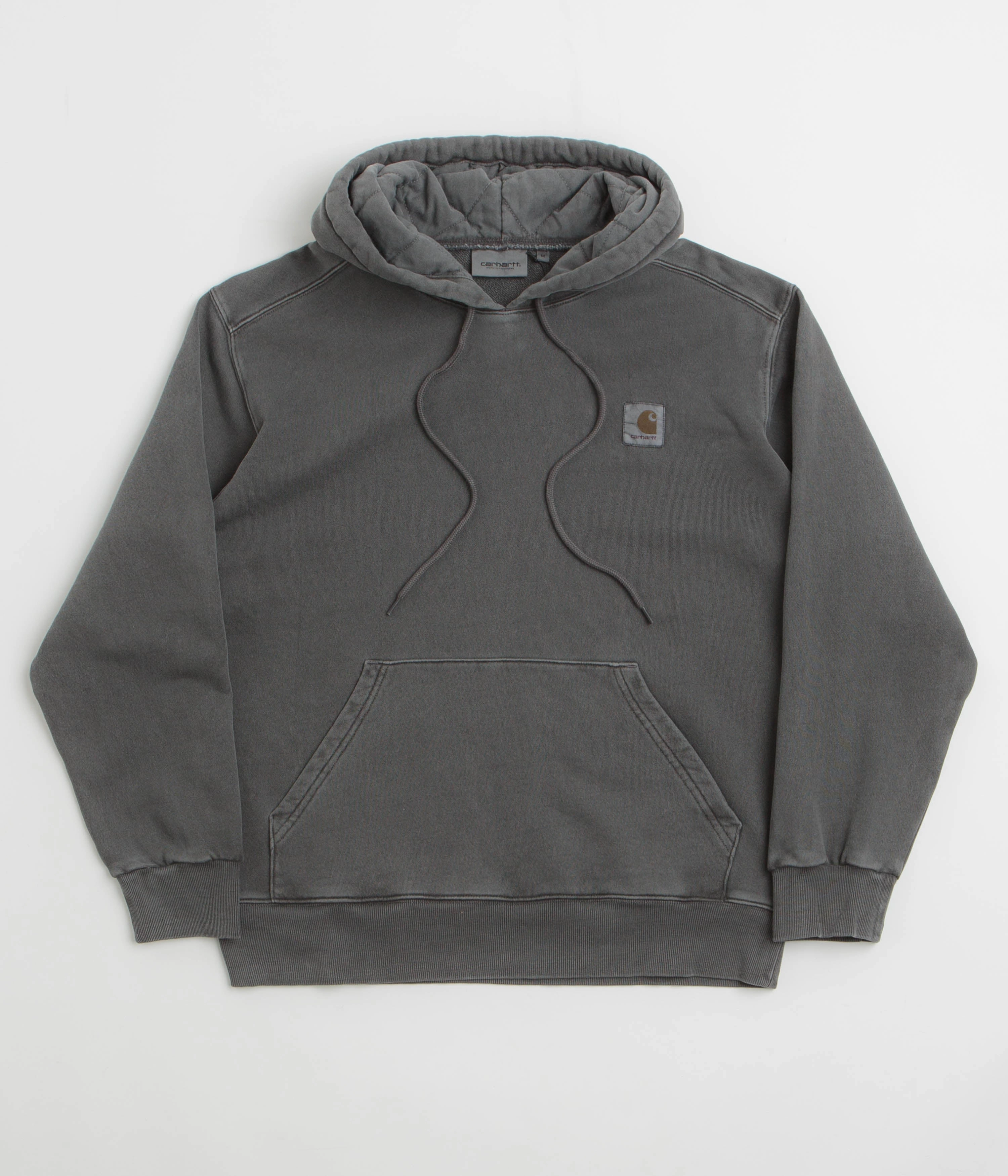 Pastel color Drop Shoulder Carhartt Nelson Hoodie - Graphite