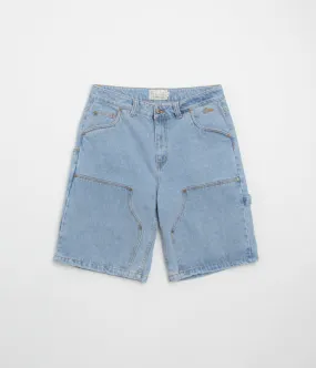 Dime Carpenter Denim Shorts - Blue Washed Thermoregulating Fabric