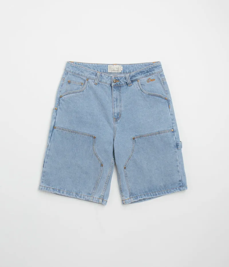 Dime Carpenter Denim Shorts - Blue Washed Thermoregulating Fabric