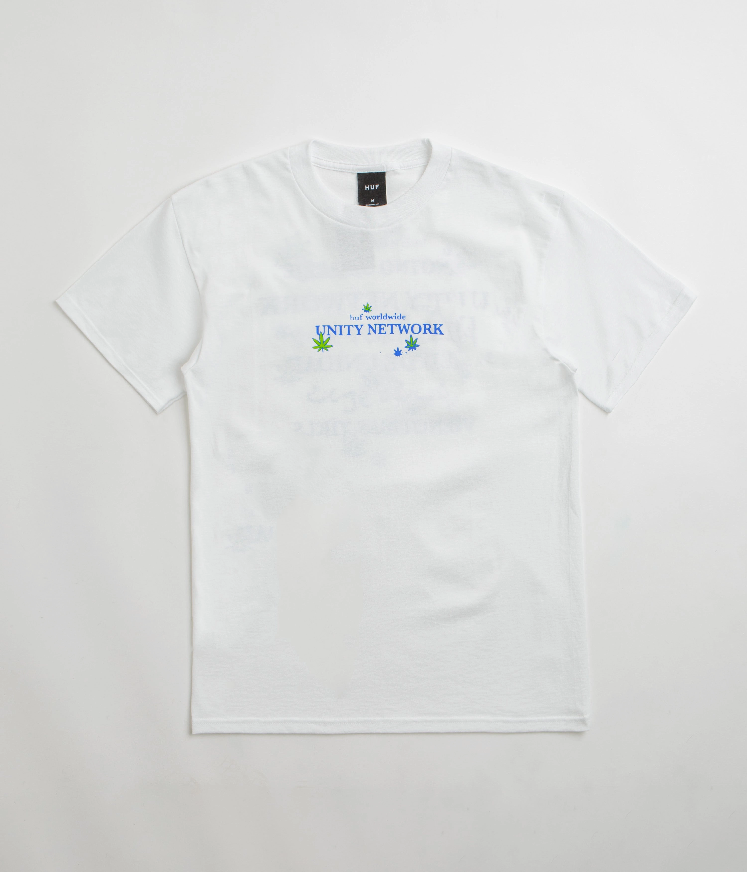 Pocket Reinforcement HUF Unity Network T-Shirt - White