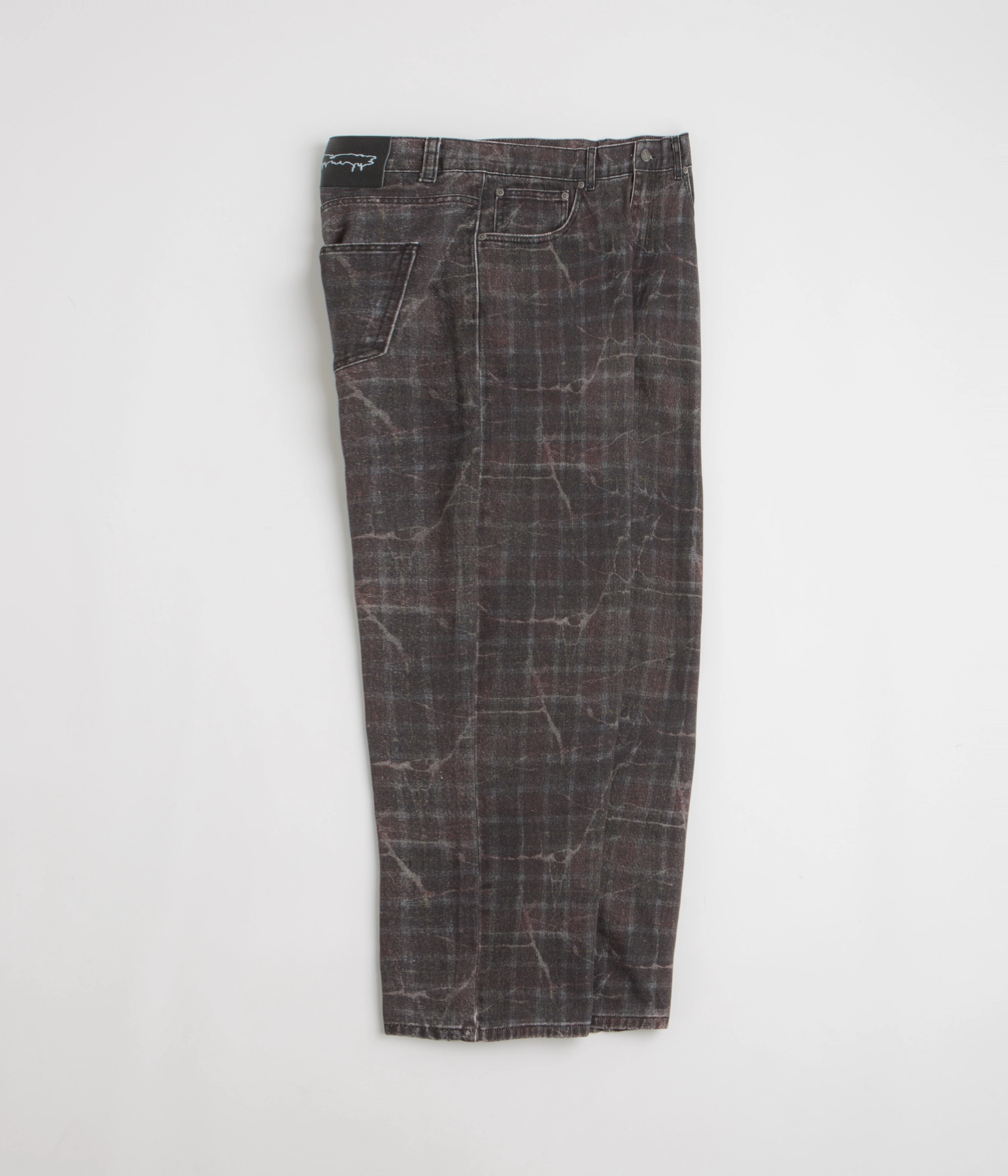 Fucking Awesome Distressed Plaid Fecke Jeans - Plaid Breathable Weekend Warrior Travel Outfit