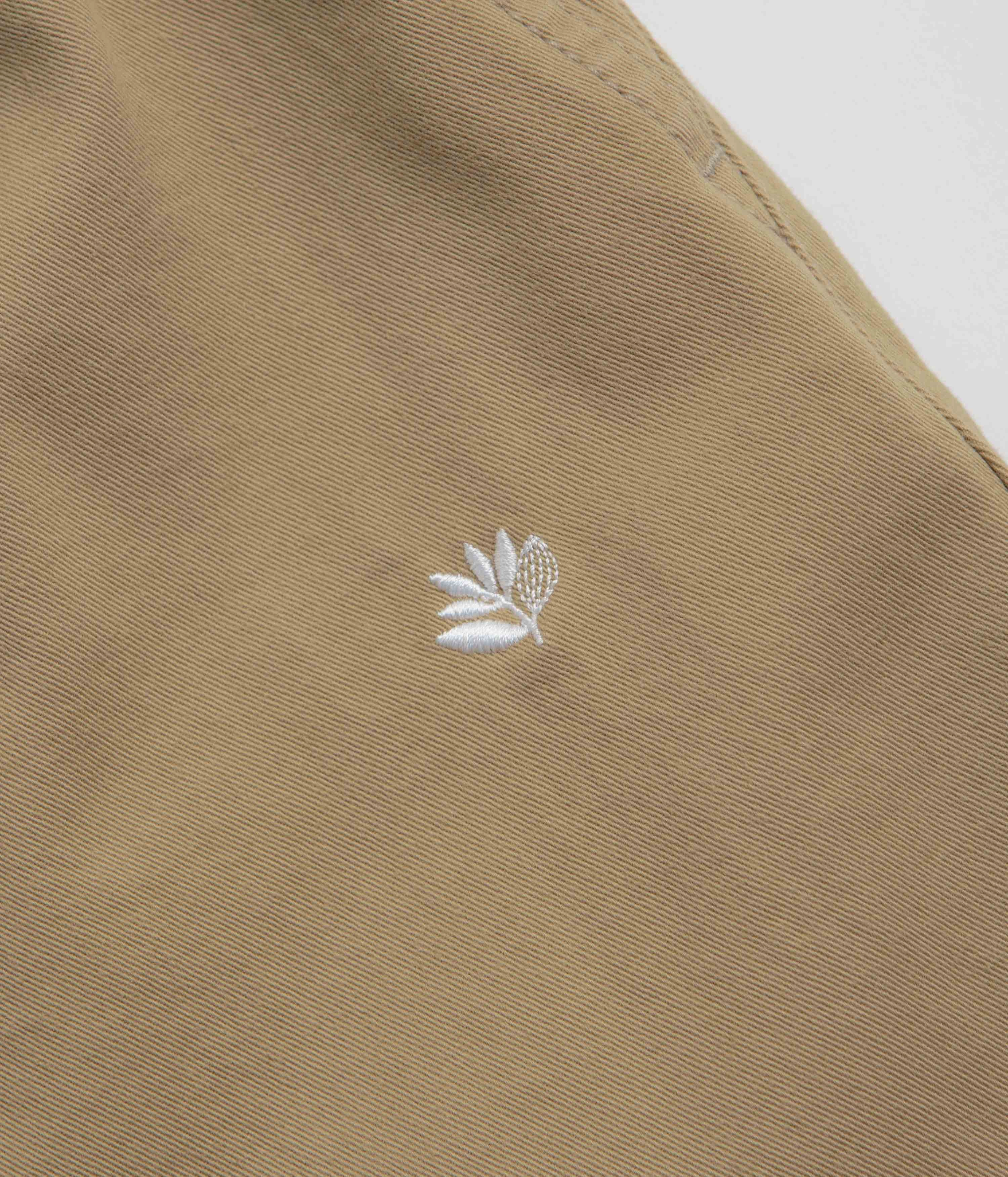 Magenta Slack Pants - Beige OrganicCotton Versatile staple