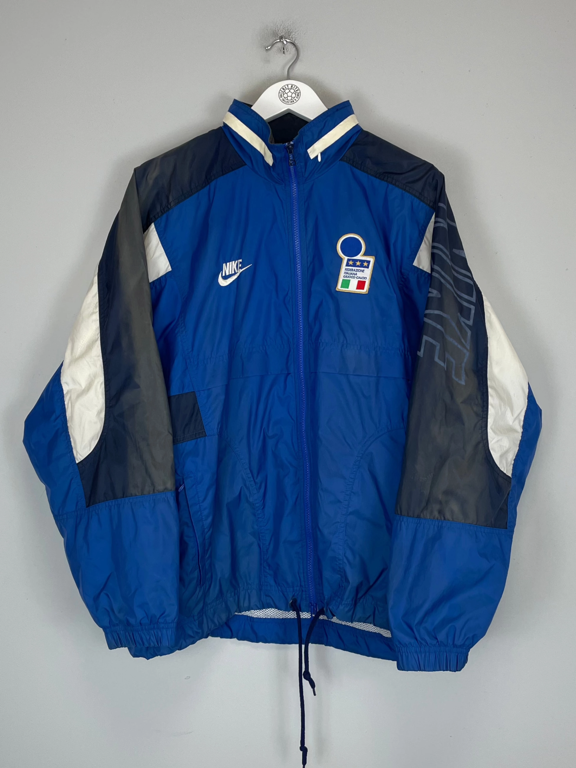 acrylonitrile butadiene styrene runner 1996/97 ITALY TRACK JACKET (M) NIKE
